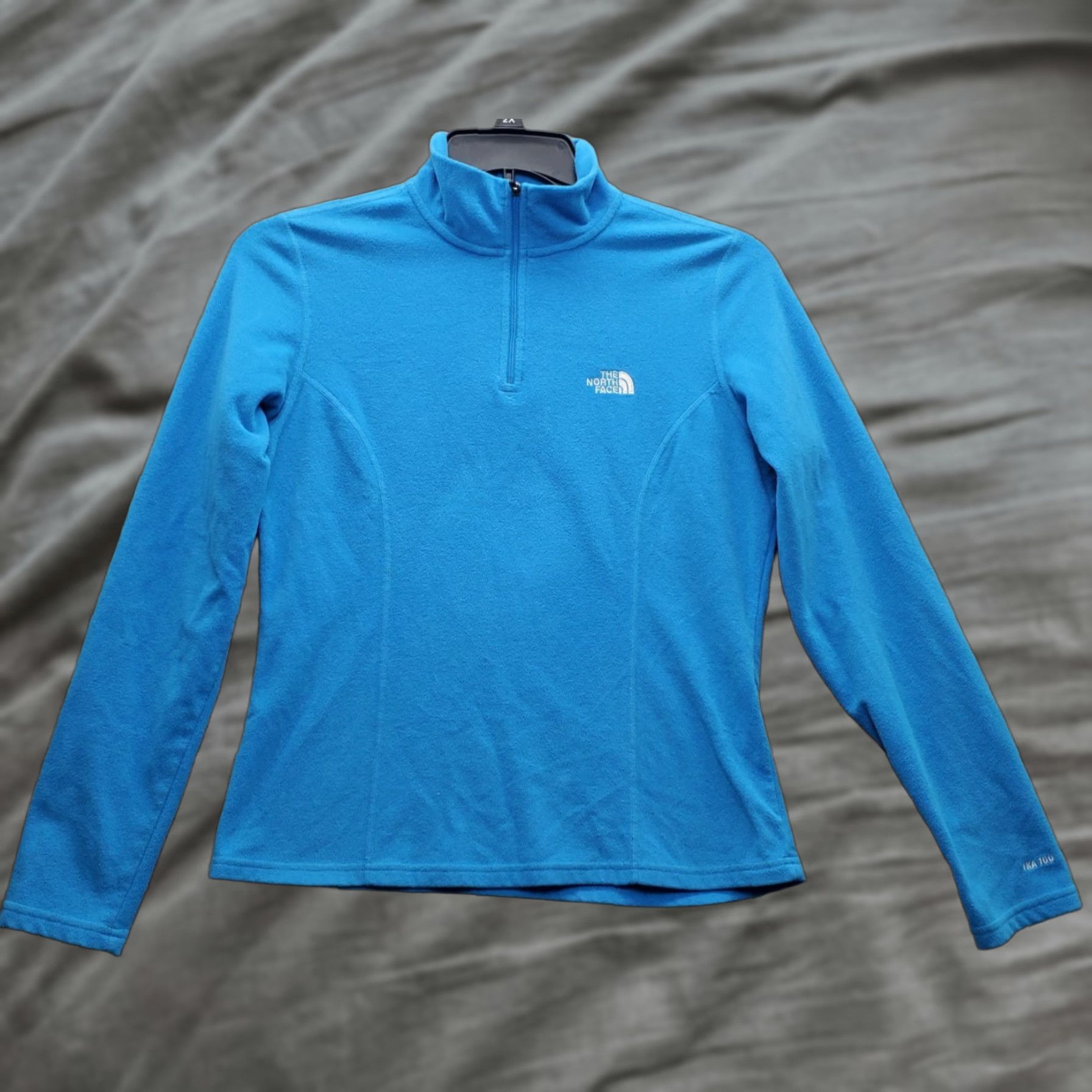 The North Face The North Face Fleece Sweatshirt Womens M Blue Long Sleeve Mock Neck Quarter Zip Size M / US 6-8 / IT 42-44 - 1 Thumbnail