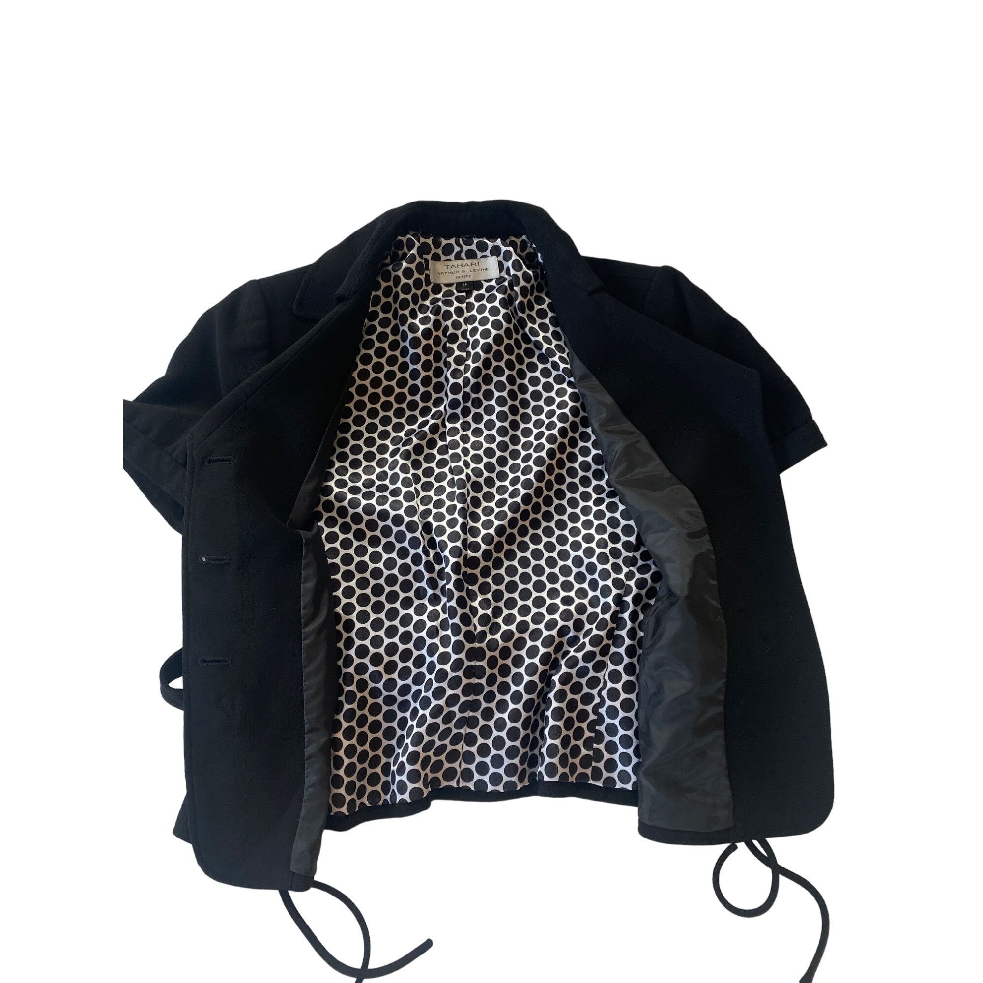Other Tahari Short Sleeve Blazer Black Women’s 8P Petite Arthur S. Size M / US 6-8 / IT 42-44 - 5 Thumbnail
