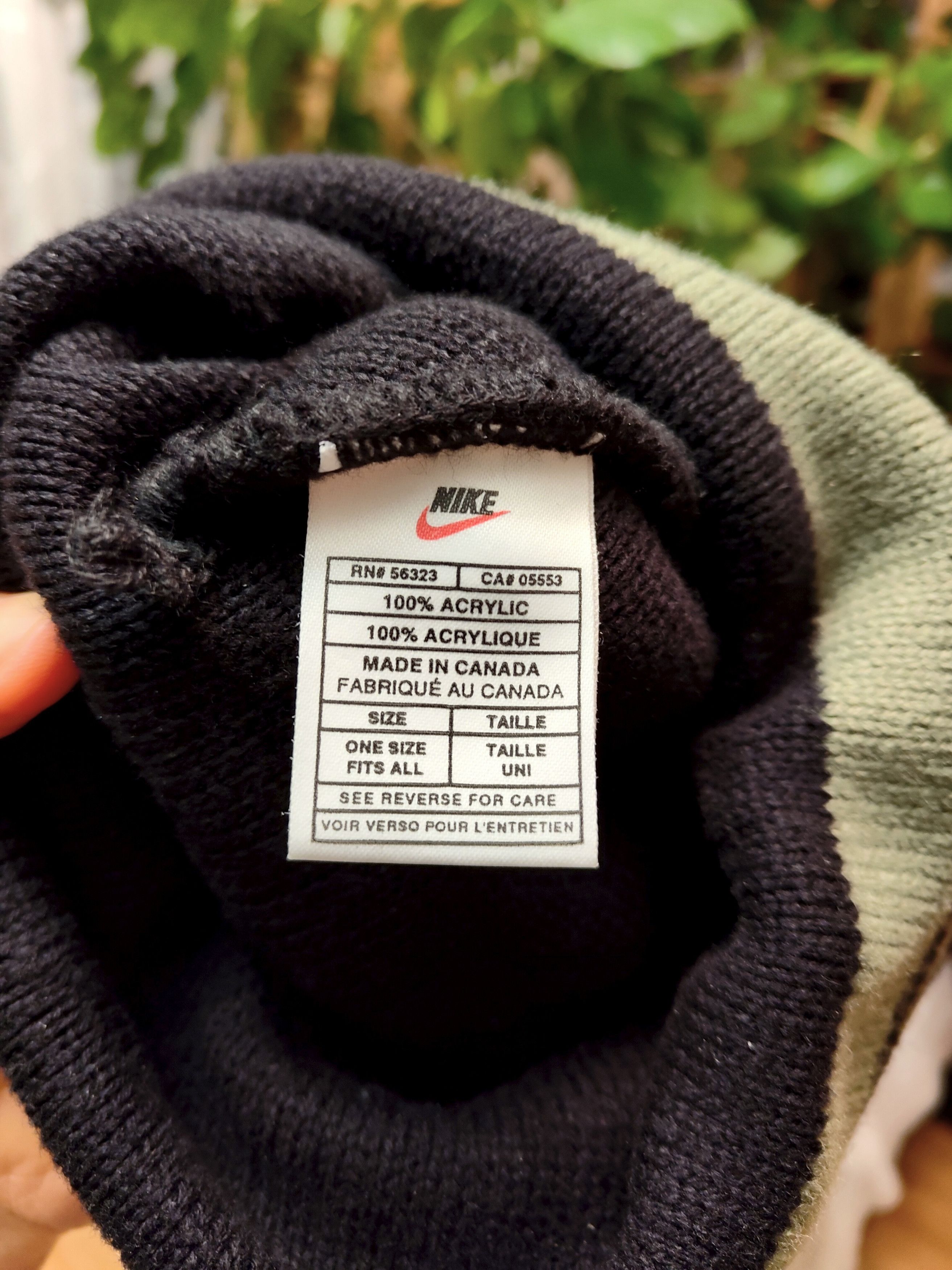 Nike Vintage Nike Beanie Hat Swoosh Logo Canada Y2K Streetwear Size ONE SIZE - 8 Thumbnail