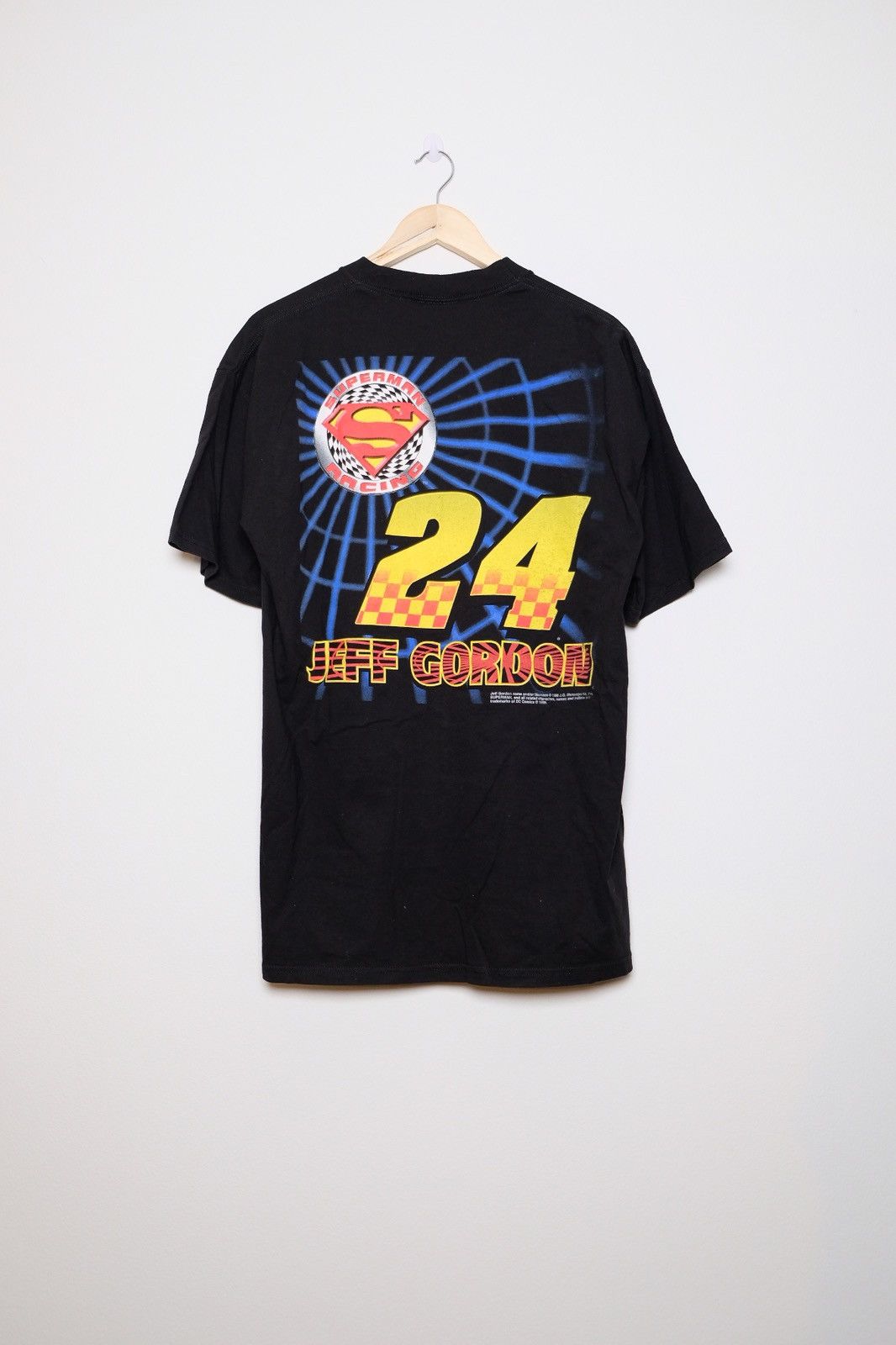 NASCAR × Vintage Vintage 1999 Nascar Jeff Gordon x Superman t-shirt Size US L / EU 52-54 / 3 - 8 Thumbnail