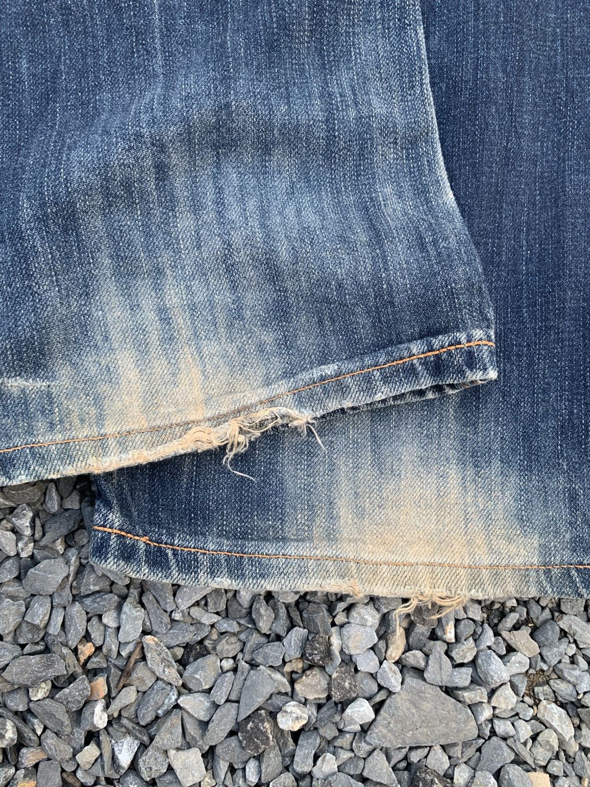 Kapital FLARE EDWIN XV CLAWNMARK NAVAJO RUSTY DISTRESSED DENIM Size US 34 / EU 50 - 15 Thumbnail