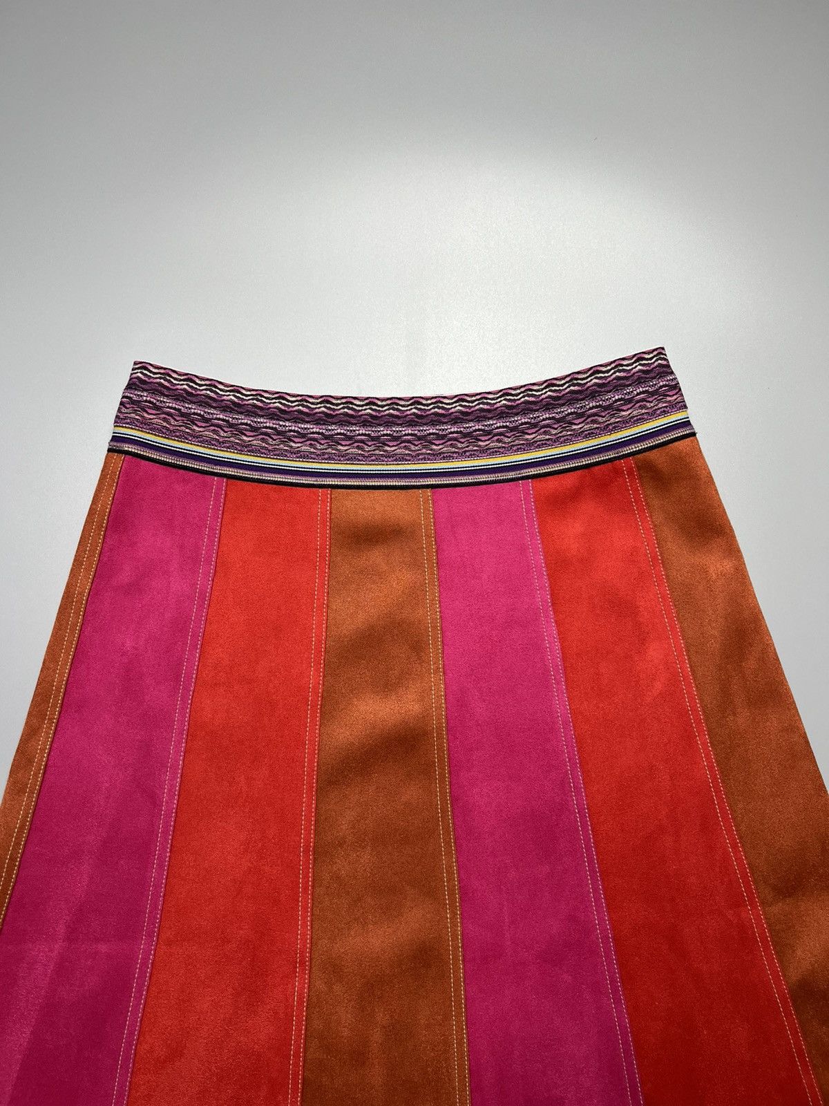 Vivienne Tam Vivienne Tam - Fall/2016 Multicolored Midi Skirt Size 32" / US 10 / IT 46 - 4 Thumbnail