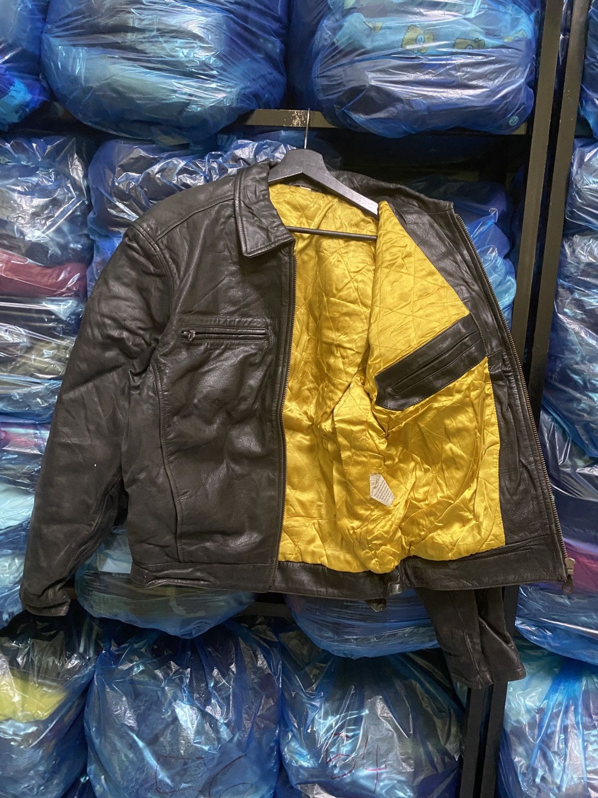 Other Vintage t.c electronic FORCE Real Leather Jacket Embroidered Size US M / EU 48-50 / 2 - 9 Thumbnail