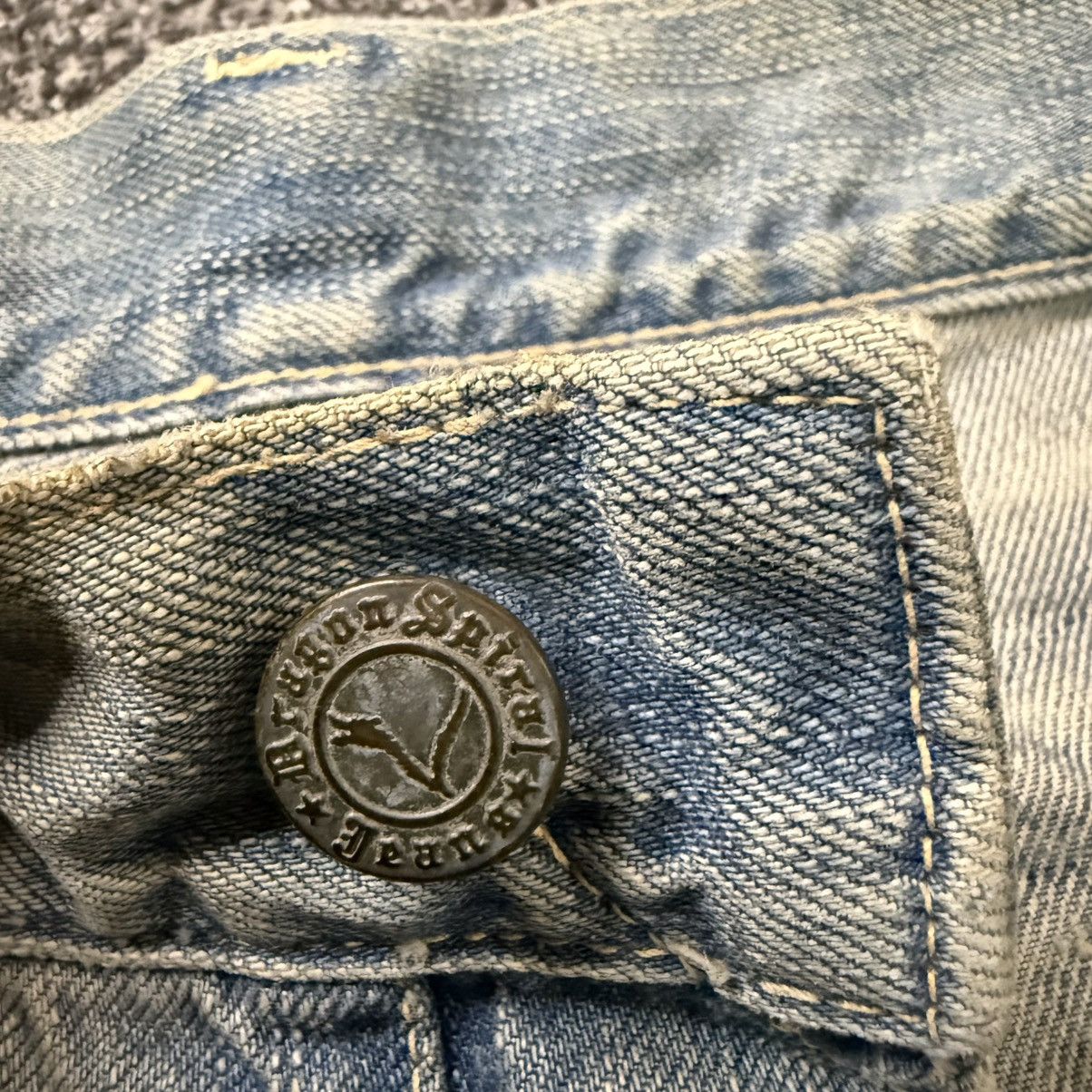 14th Addiction 🔥🇯🇵 Japanese Seditionaries Dragon Spiral Rusty Dirty Denim Size US 32 / EU 48 - 14 Thumbnail