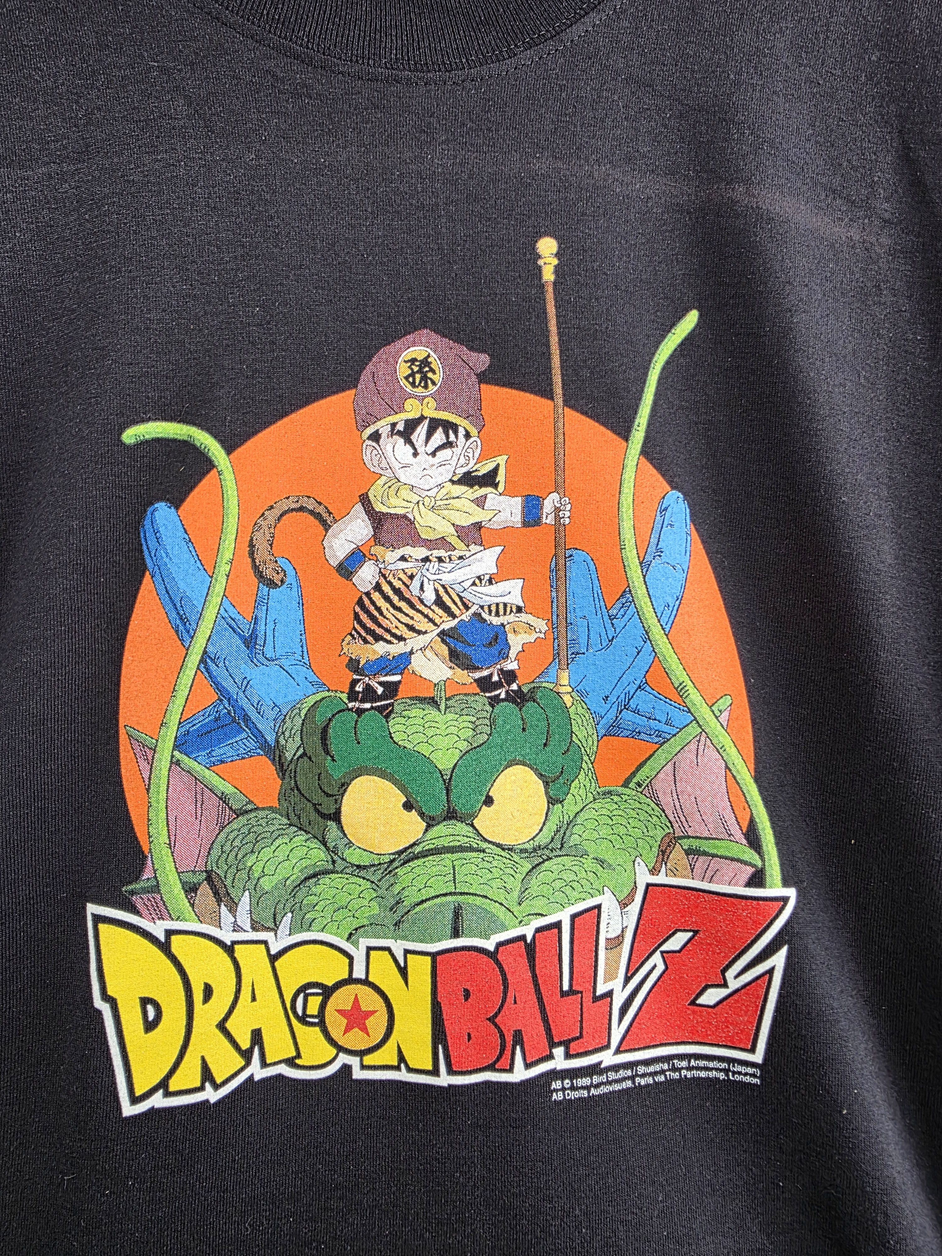 Anime × Japanese Brand × Vintage 90s Dragon Ball Z Goku Shenron Anime Tee M 22" 29" Size US L / EU 52-54 / 3 - 3 Thumbnail