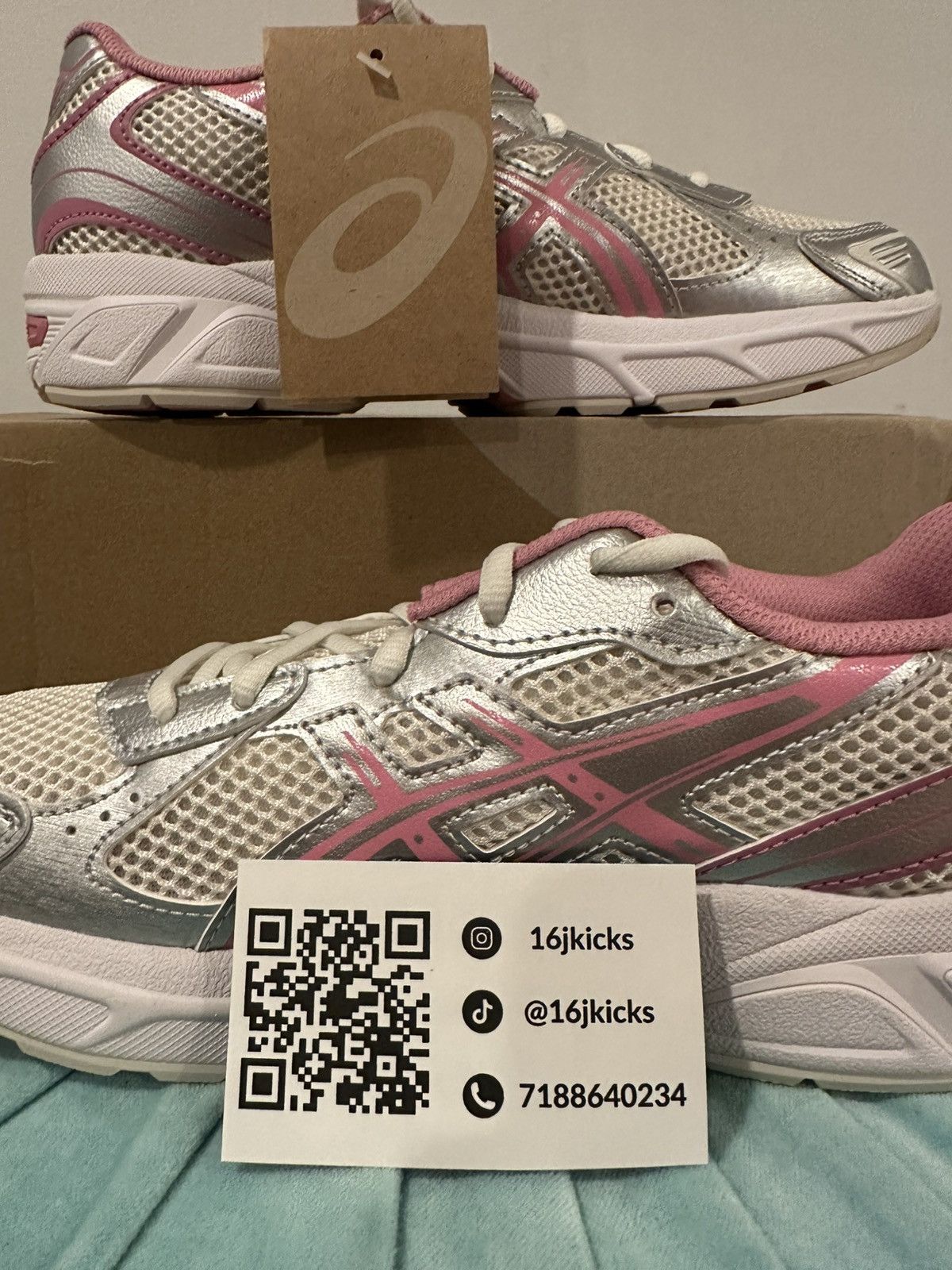Asics asics gel 1130 Cream Sweet Pink Size US 7 / EU 40 - 3 Thumbnail