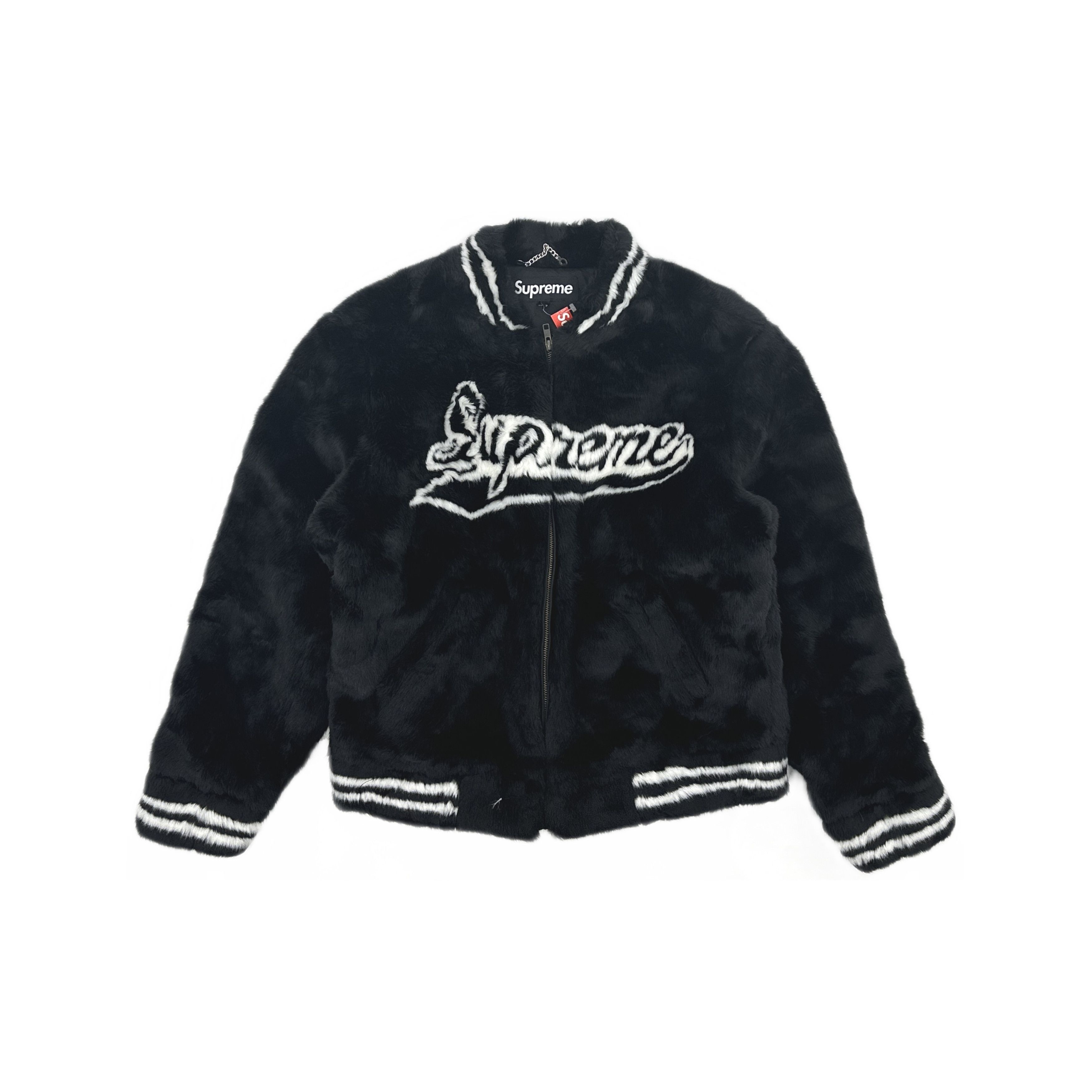 Supreme Faux Faux Fur Repeater Bomber Brown Fendi freece Zip