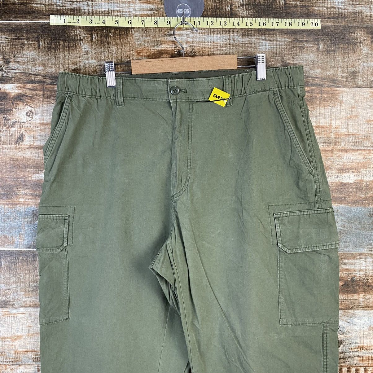 Japanese Brand DL Uniqlo Green Cargo Multipocket Joggers Pants #C892 Size US 35 - 4 Thumbnail