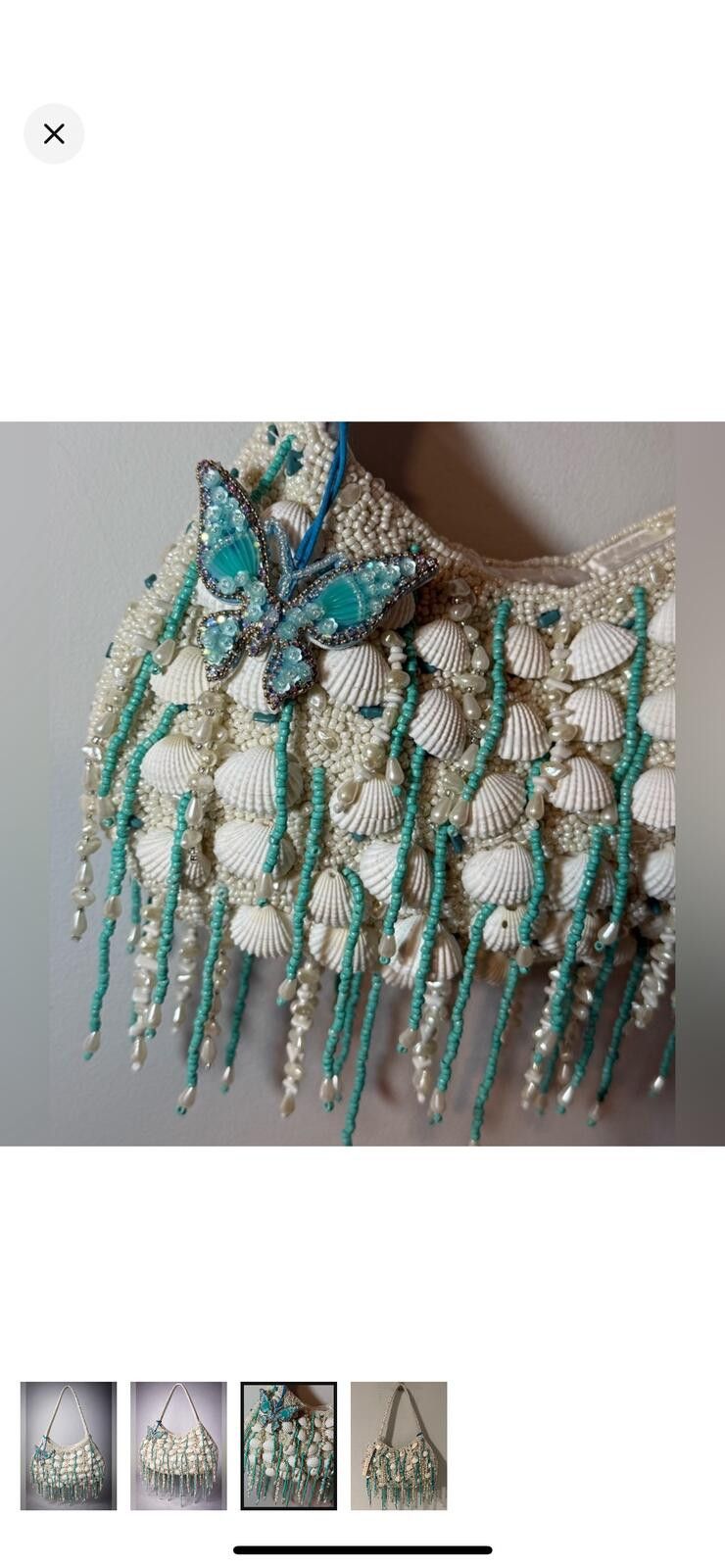 Marsell Tiktok Viral Seashell Beaded Bag Size ONE SIZE - 2 Thumbnail