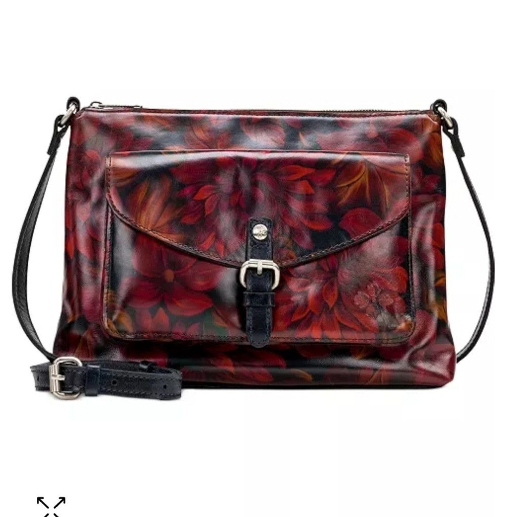 Patricia Nash Patricia Nash Kirby East West leather EXCLUSIVE floral bag Size ONE SIZE - 1 Thumbnail