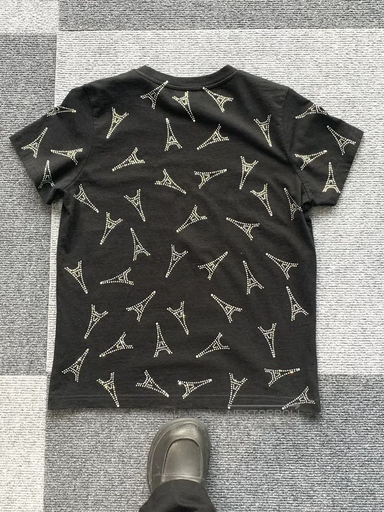 Balenciaga Balenciaga Black Short-Sleeve Round Neck T-Shirt with Full Size US S / EU 44-46 / 1 - 2 Thumbnail