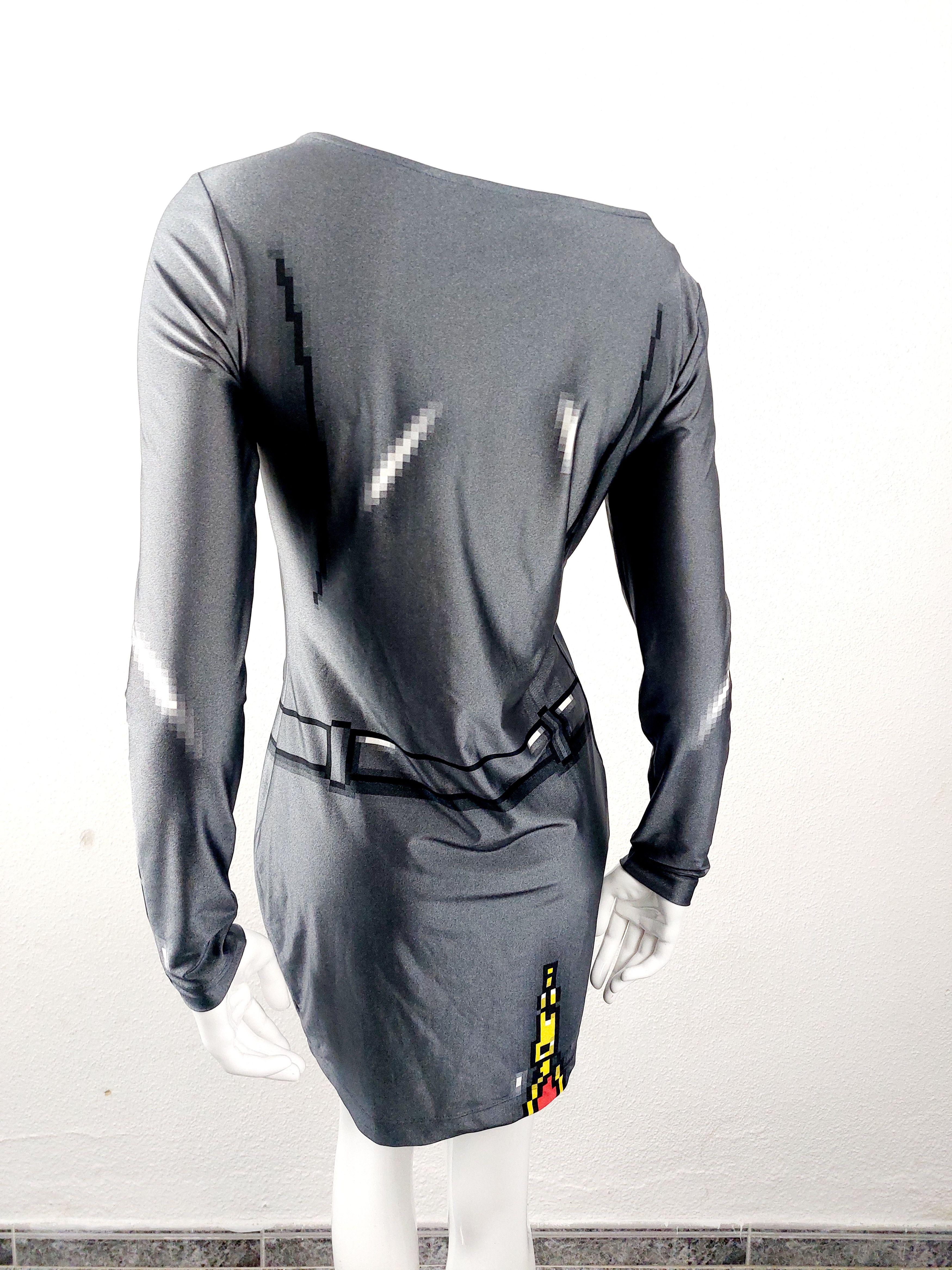 Moschino Moschino Couture Sims Pixel Capsule Gamer Midi Dress Size M / US 6-8 / IT 42-44 - 11 Thumbnail