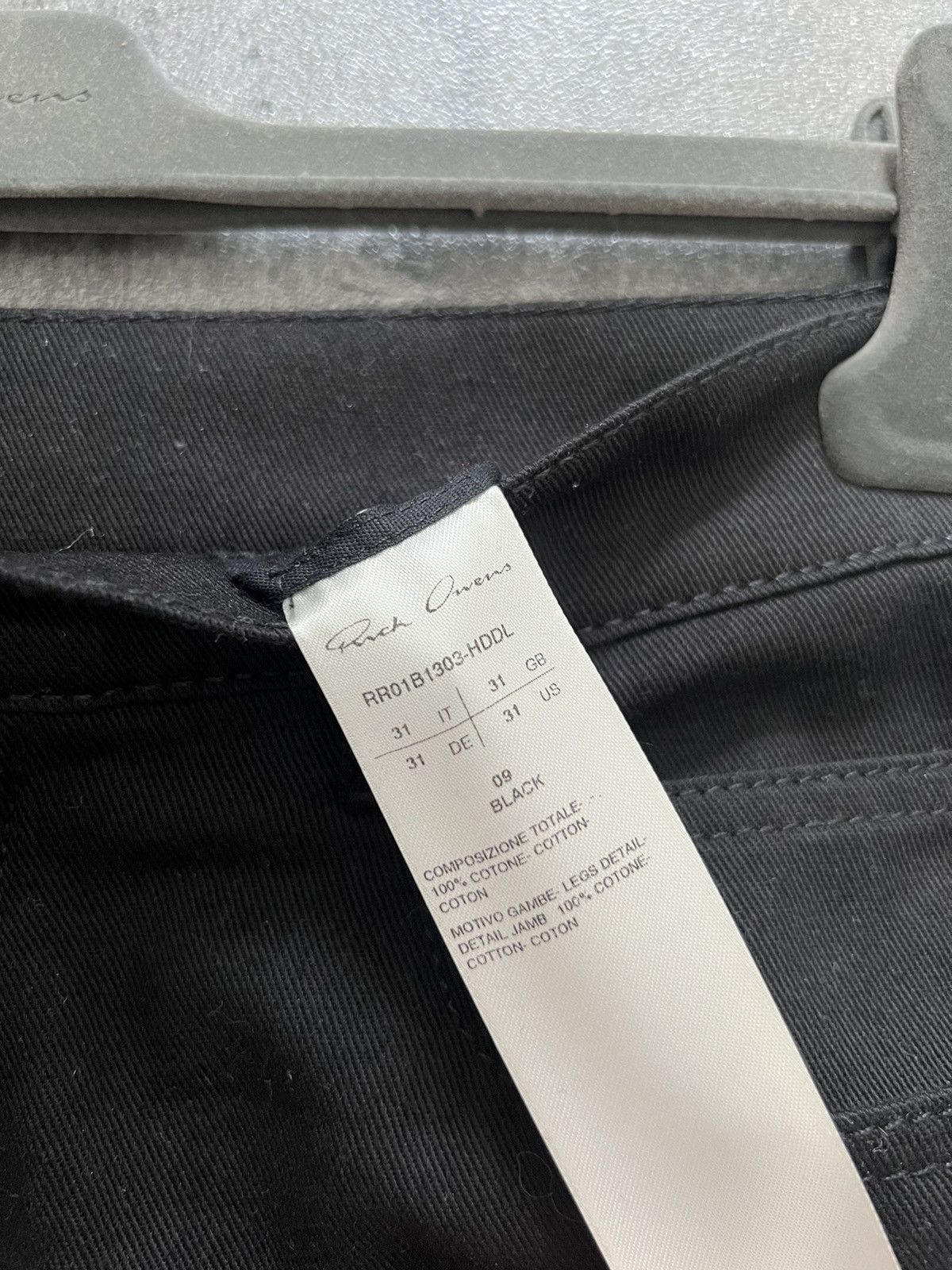 Rick Owens Rick Owens Bolan Banana Cut S/S 22 Fogachine Size US 31 - 3 Thumbnail