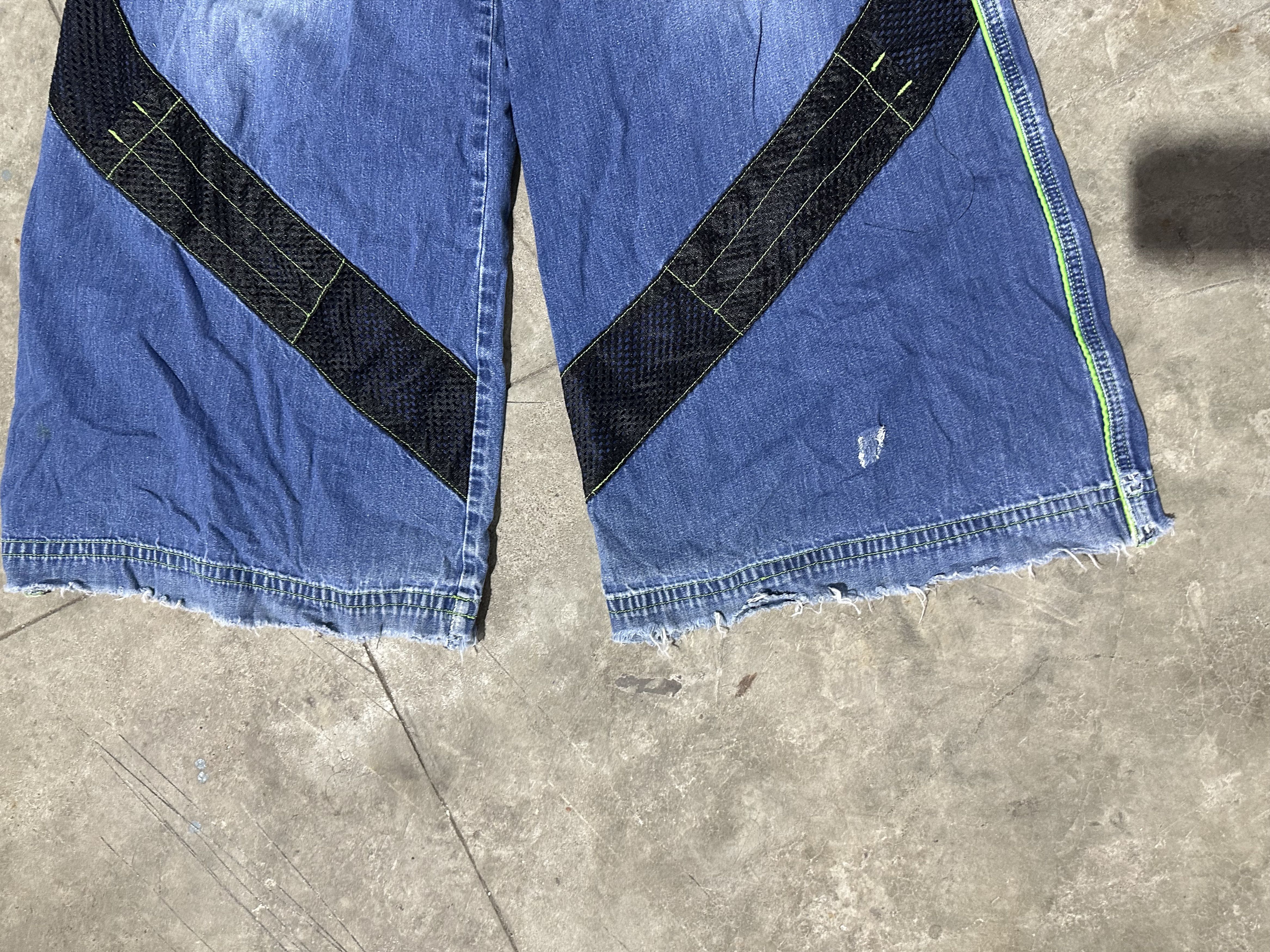JNCO Rare 2000s Vintage JNCO Solid State Reflective Appearance Size US 29 - 4 Thumbnail
