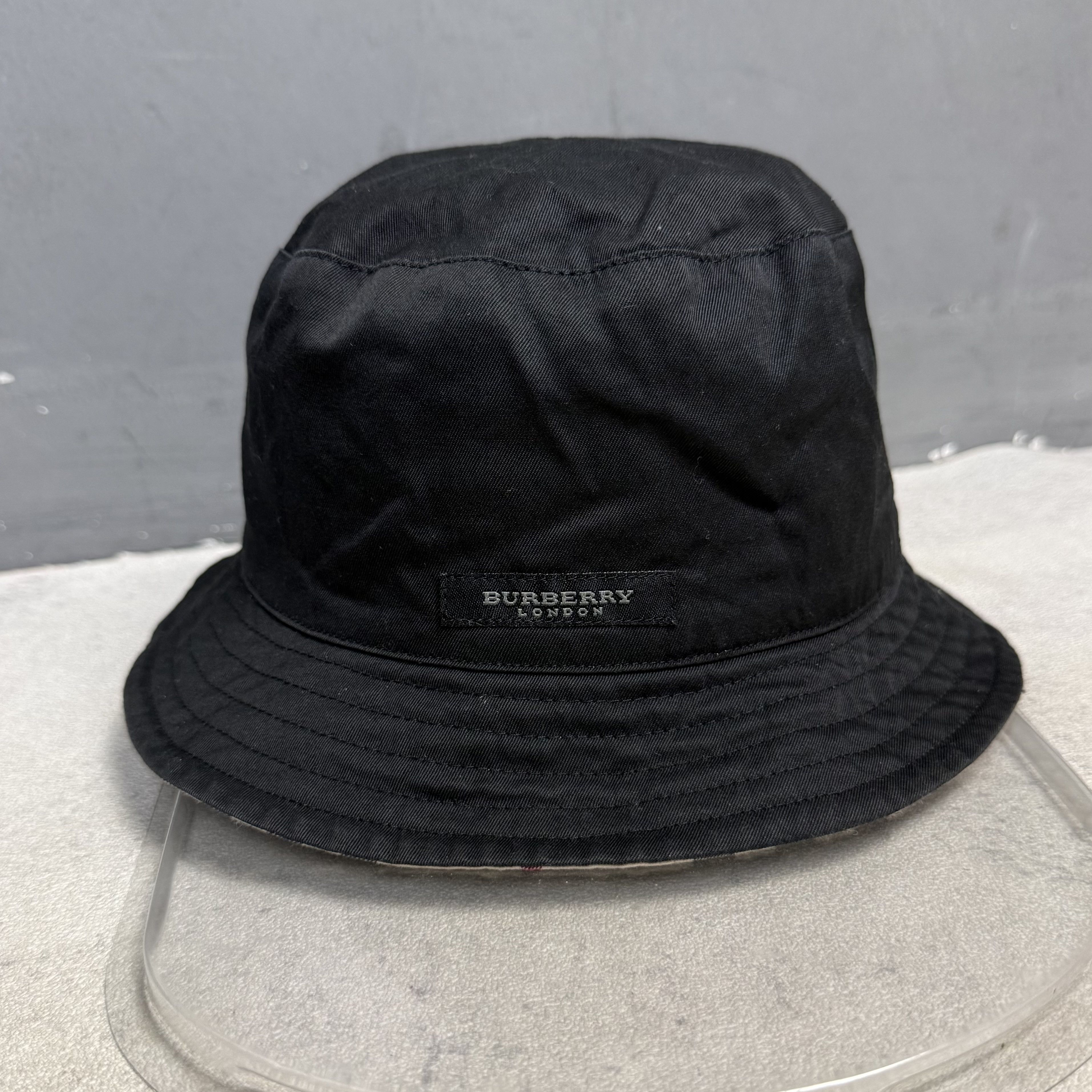 Burberry Vintage Burberry Nova Check Reversible Bucket Hat Size ONE SIZE - 1 Thumbnail