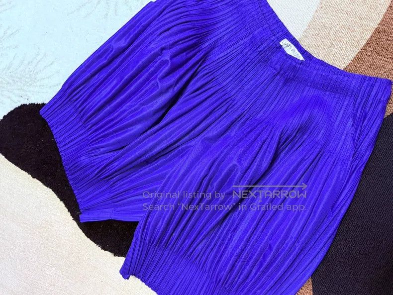 Issey Miyake Issey Miyake size:3 Blue Shorts Size 22" - 1 Thumbnail