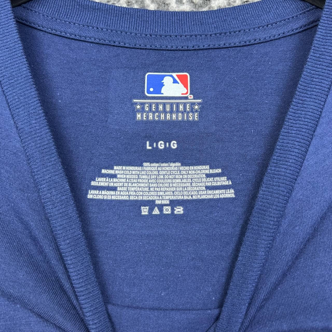 MLB Atlanta Braves Shirt Men Large Blue MLB Cotton New L Size US L / EU 52-54 / 3 - 4 Thumbnail