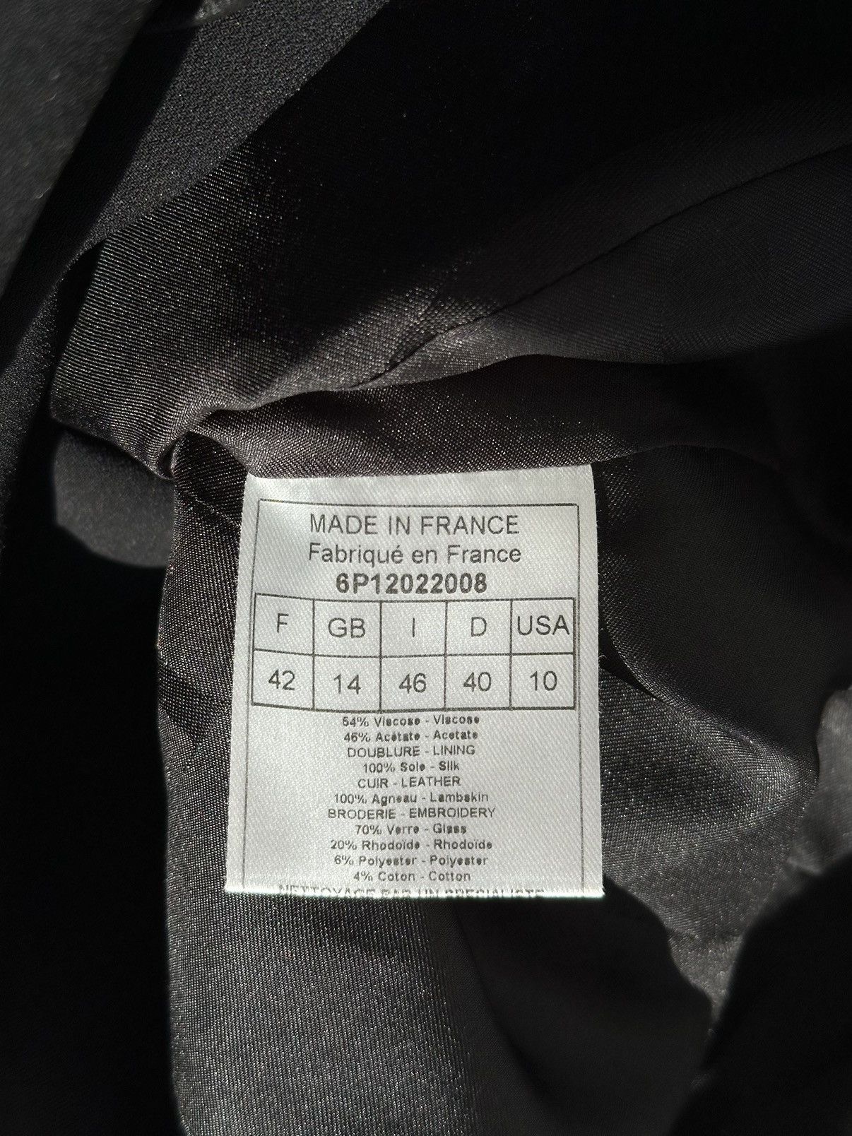 Dior DIOR Beaded Jacket Embroidered with Pearl Celluloid Flowers Size M / US 6-8 / IT 42-44 - 8 Thumbnail