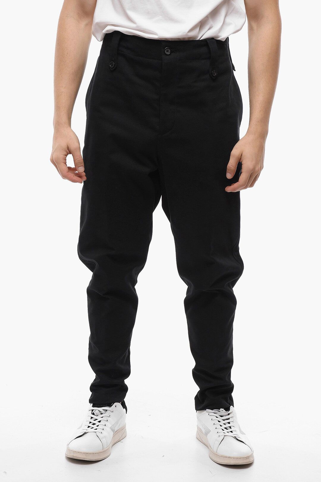 image of Alexander Mcqueen Og1Mm1223 Pant In Black, Men's (Size 30)