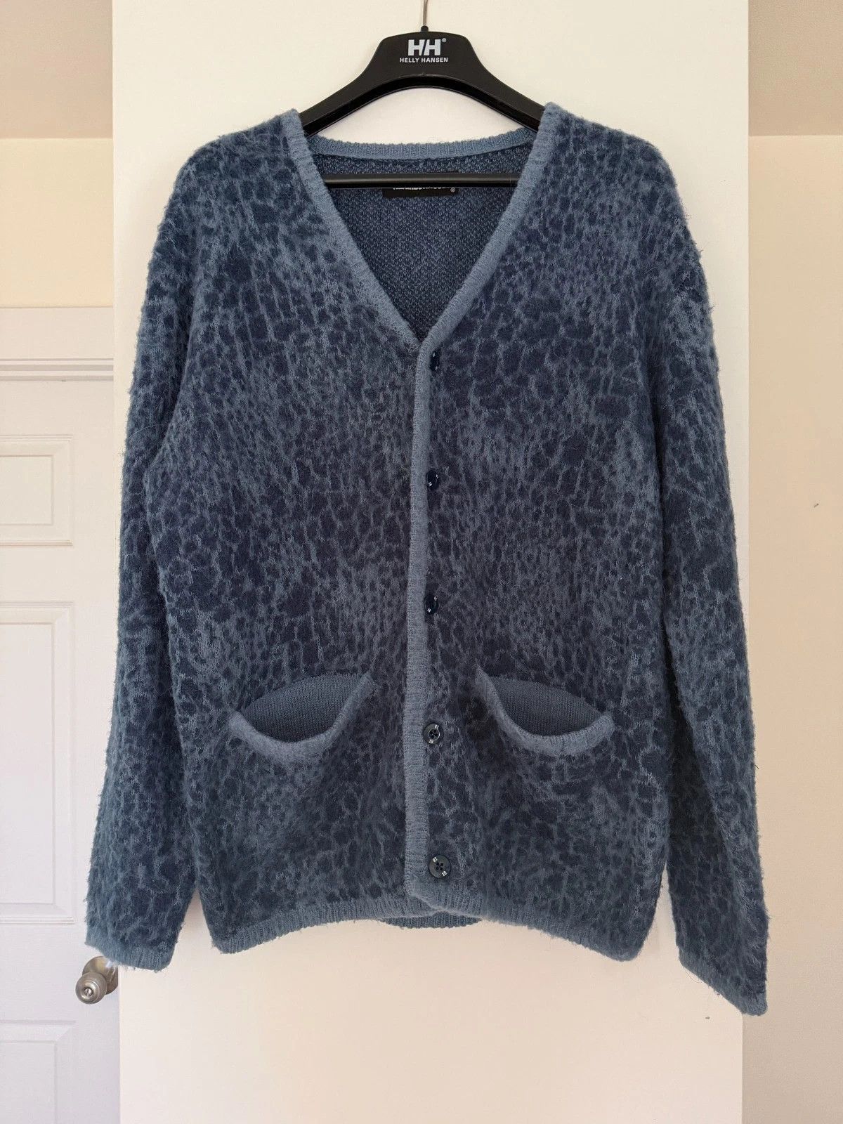 Neighborhood Mohair Cardigan Blue Camo Size US S / EU 44-46 / 1 - 2 Thumbnail