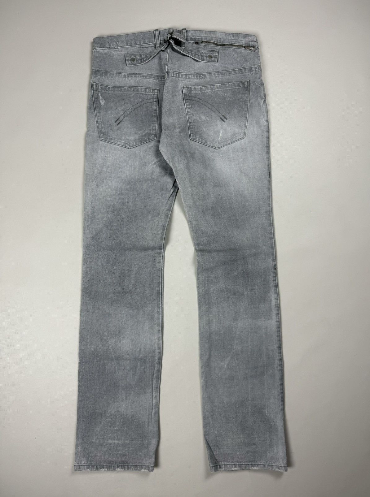 Neil Barrett Neil Barrett Men’s Back Buckle Distressed Denim Jeans Size US 34 / EU 50 - 16 Thumbnail