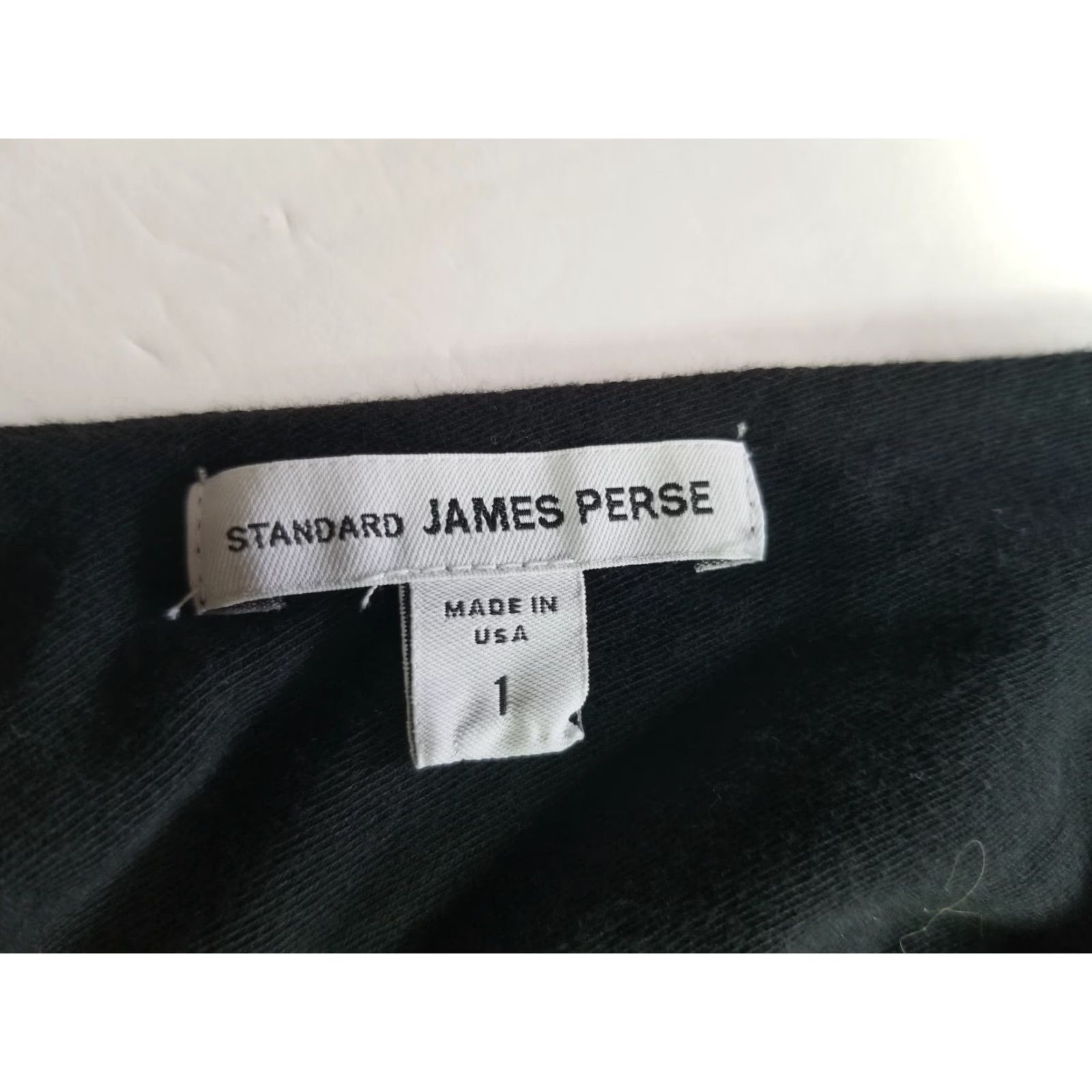 James Perse James Perse Dress Womens Size 1 Long Sleeve Black V-Neck Ruched Knee Length Maxi Pullover Solid Party Cocktail Travel Size XS / US 0-2 / IT 36-38 - 7 Thumbnail