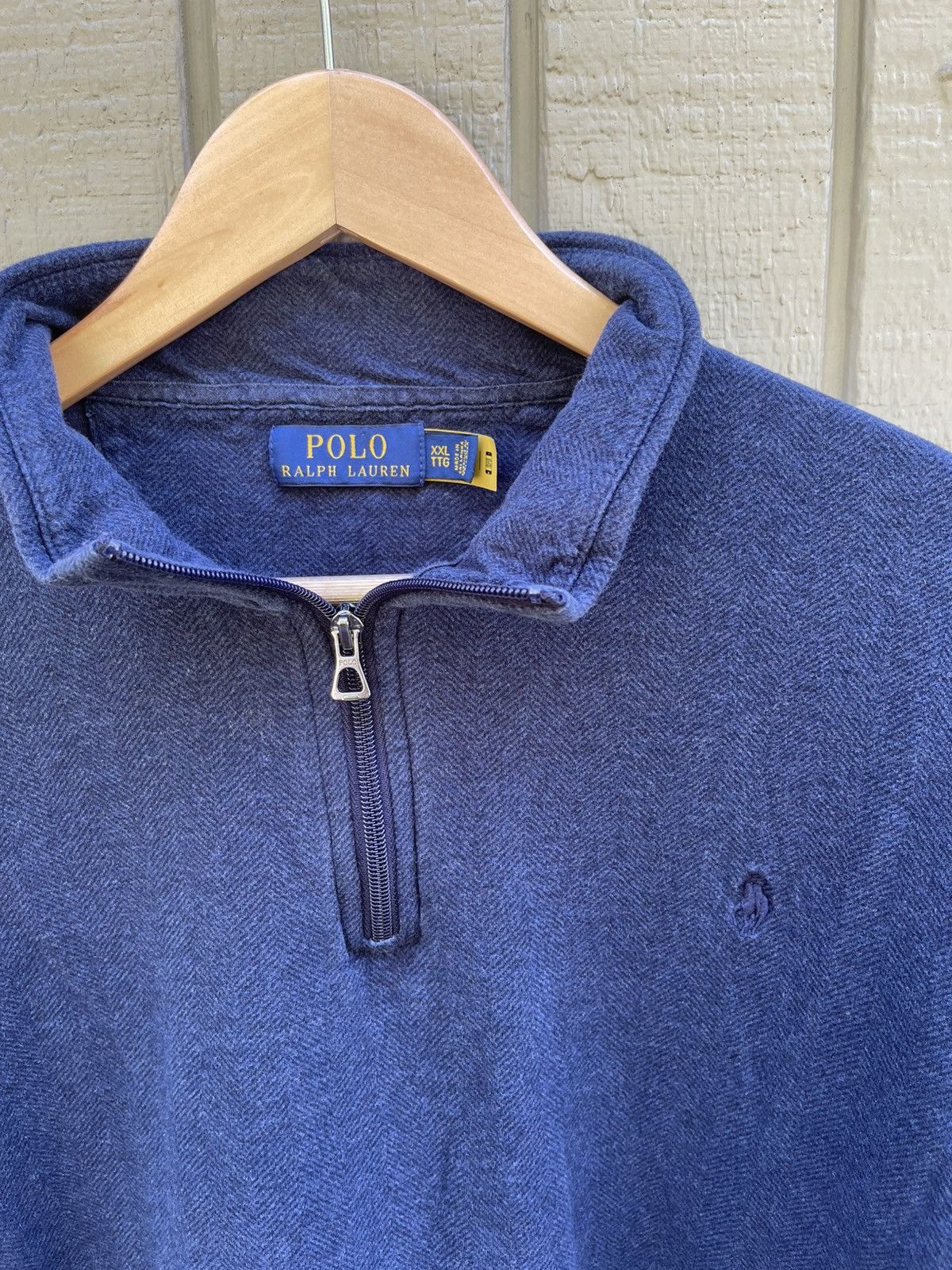 Polo Ralph Lauren Polo Ralph Lauren Quarter Zip Sweater Size US XXL / EU 58 / 5 - 1 Thumbnail