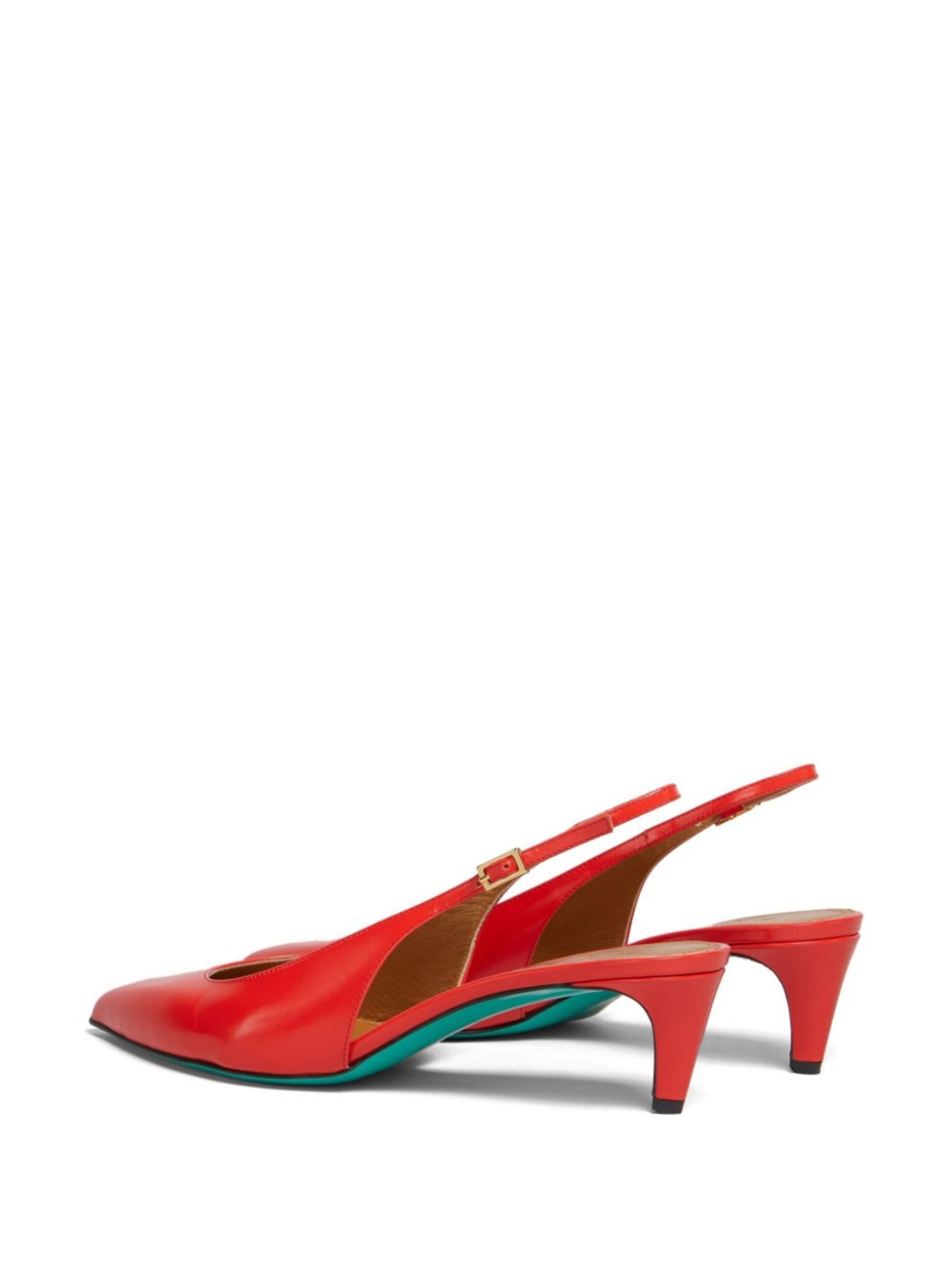 Marni o1w1db10824 Pump in Red Size US 10 / IT 40 - 3 Thumbnail