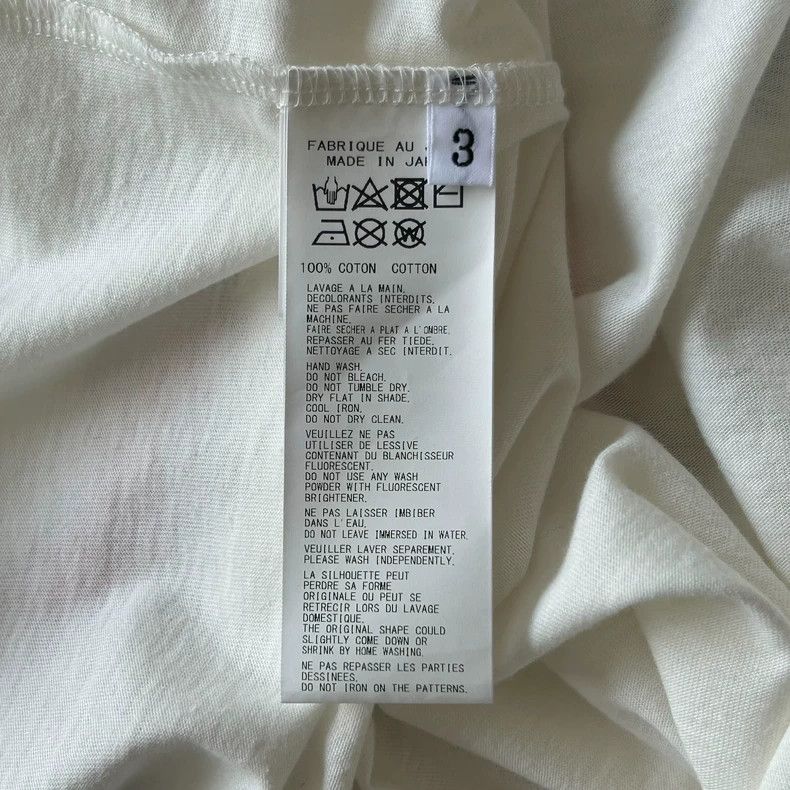 Yohji Yamamoto Yohji Yamamoto24ss Poker Printed Long Sleeve T-Shirt 2502-N Size US L / EU 52-54 / 3 - 7 Thumbnail