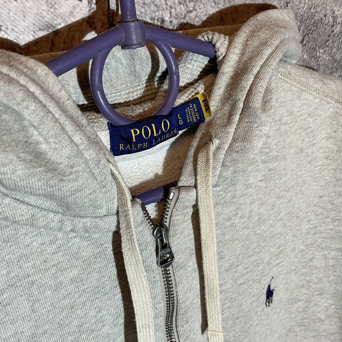 Polo Ralph Lauren Polo Ralph Lauren Gray Zip Hoodie Size L Streetwear Y2K Size US L / EU 52-54 / 3 - 8 Thumbnail