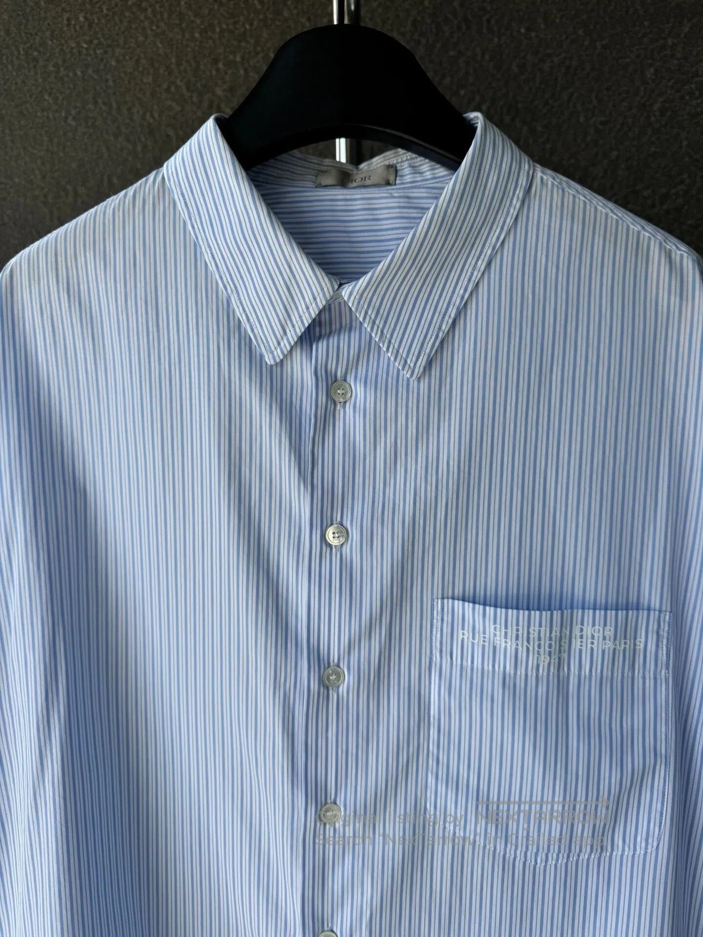 Dior Dior Striped Loose Long Sleeve Shirt. Size US M / EU 48-50 / 2 - 3 Thumbnail