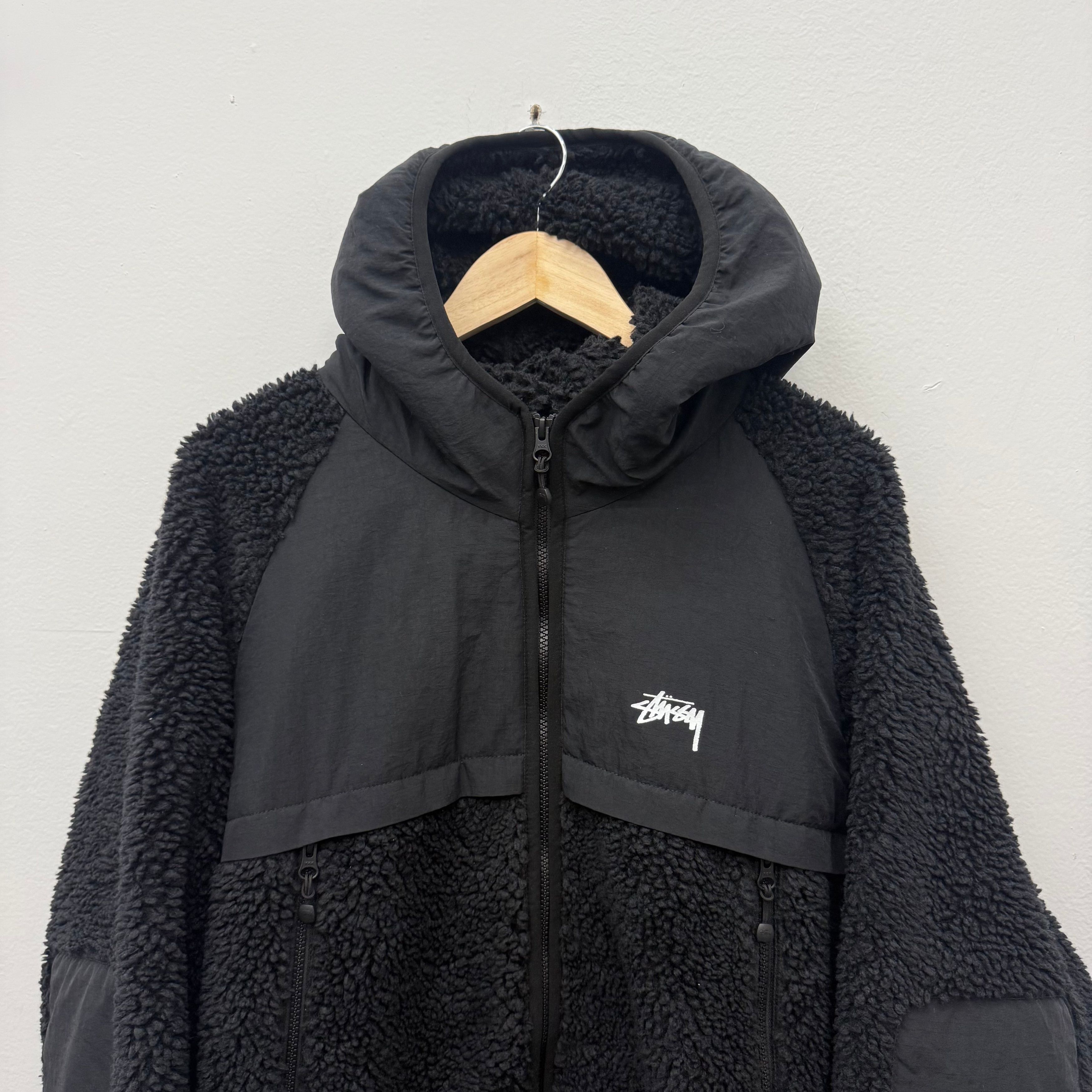 Stussy Stussy Fleece Zip Hooded Jacket - Size XL Size US XL / EU 56 / 4 - 2 Thumbnail