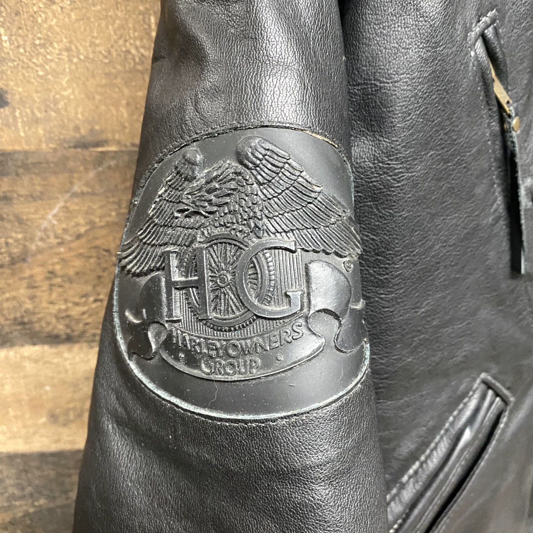 Harley Davidson VINTAGE Harley-Davidson Embroidered Women’s Leather Jacket Size S Black Size S / US 4 / IT 40 - 5 Thumbnail