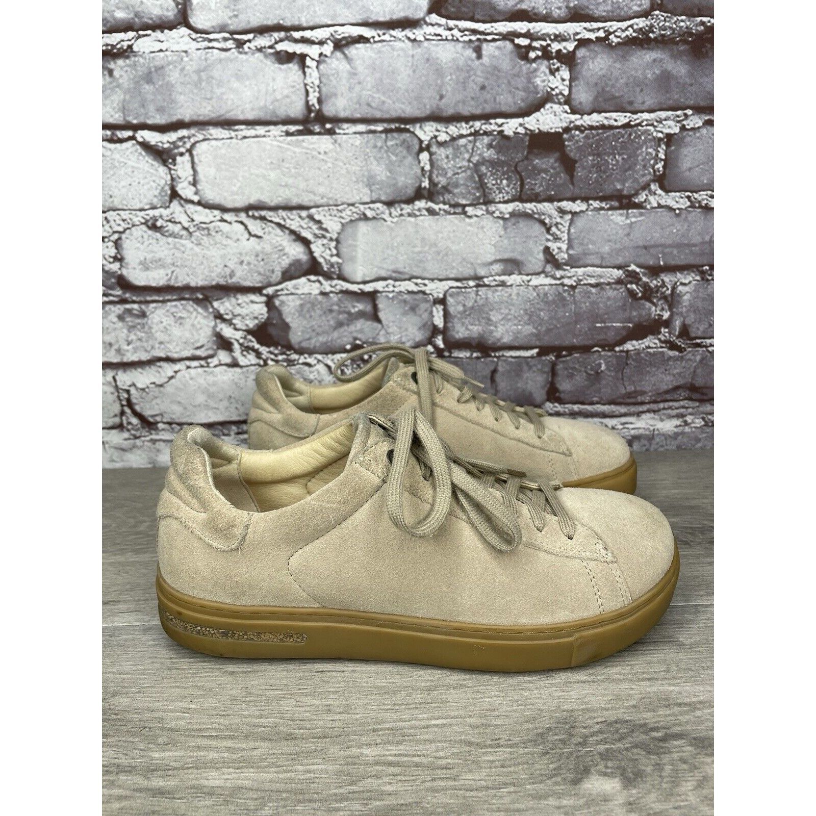 Birkenstock Birkenstock Bend Beige Suede Low Lace Up Sneakers Shoes Wome Size US 6.5 / IT 36.5 - 3 Thumbnail