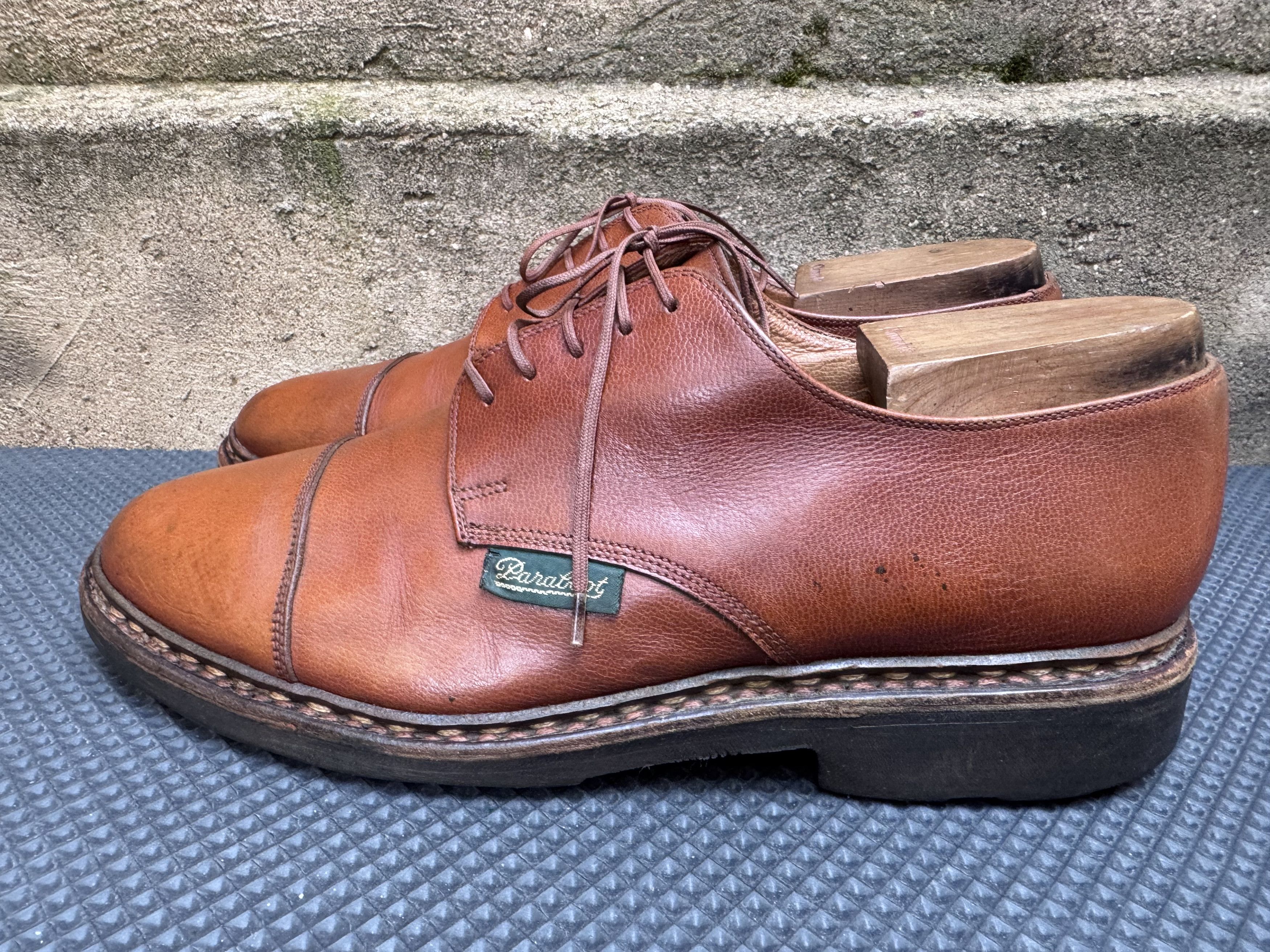 Paraboot Paraboot Azay Griff II Brown Leather Oxford Cap Toe Size US 10.5 / EU 43-44 - 6 Thumbnail