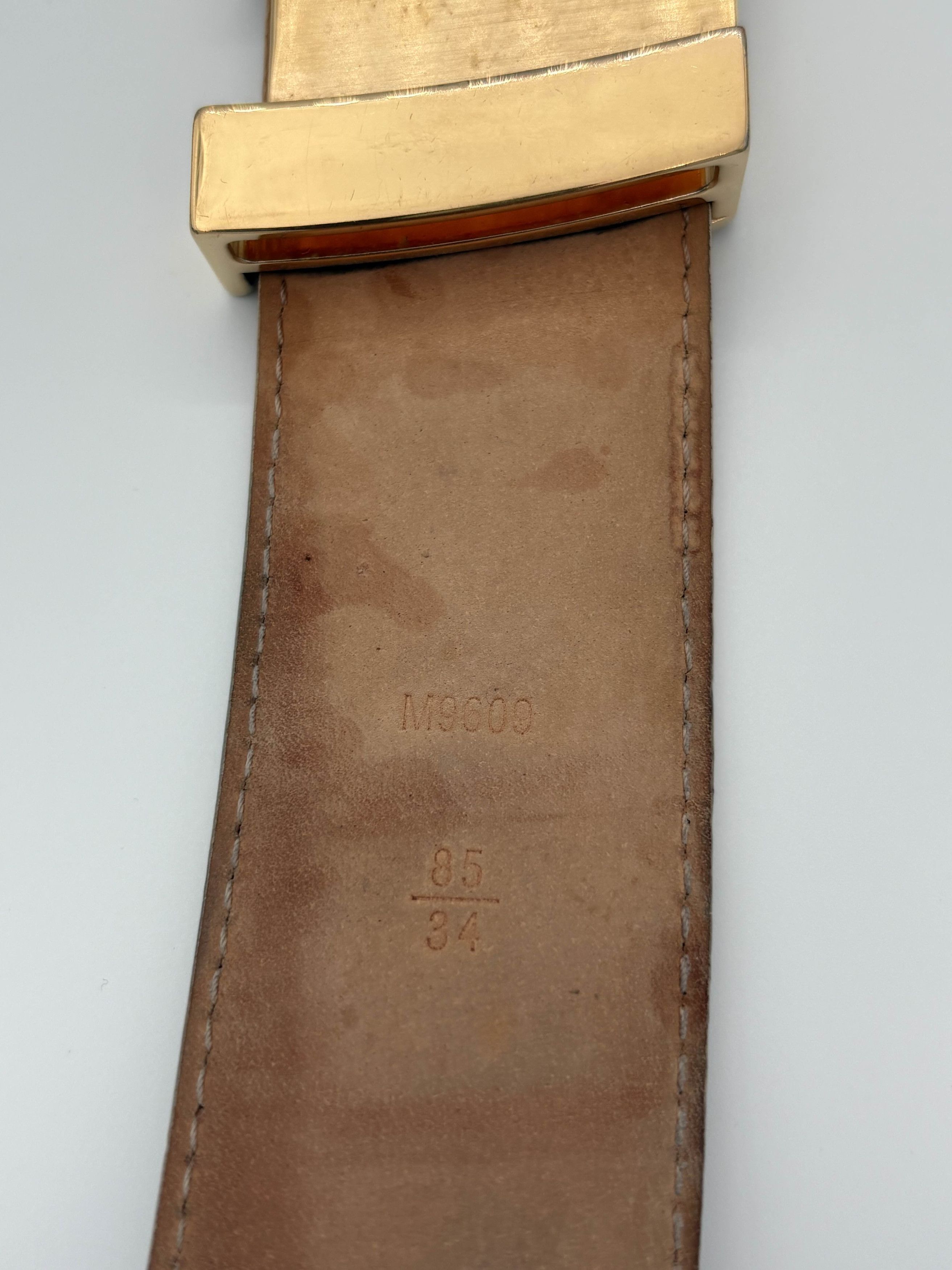 Louis Vuitton LOUIS VUITTON Damier Azur Centurion LV Initial Belt M9609V Size ONE SIZE - 4 Thumbnail