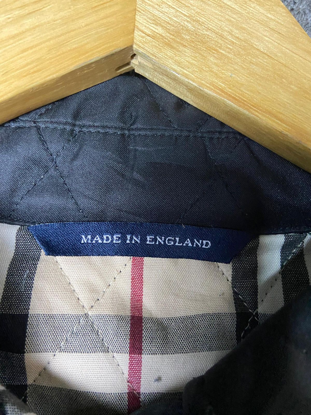 Burberry × Designer × Vintage Burberry London Nova Check Quilted Collared Jacket (118) Size US XS / EU 42 / 0 - 10 Thumbnail