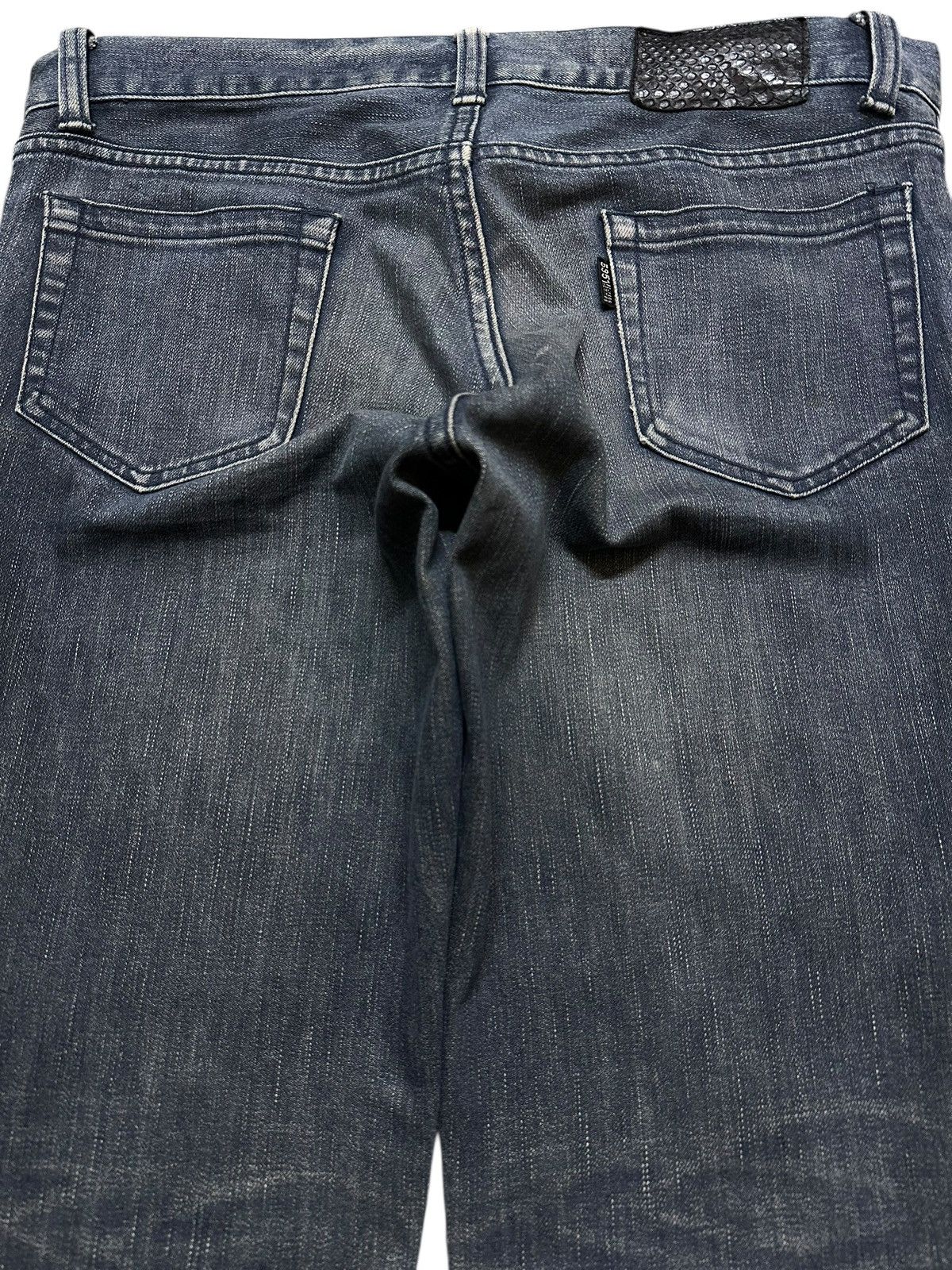 5351 POUR LES HOMMES Vintage Japan 5351 Pour Les Homme Fade Wash Bootcut Wide Leg Size US 33 - 5 Thumbnail