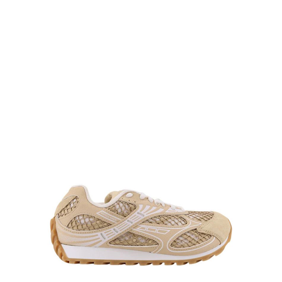 BOTTEGA VENETA Orbit Women's Beige/White Sneakers New & Auth