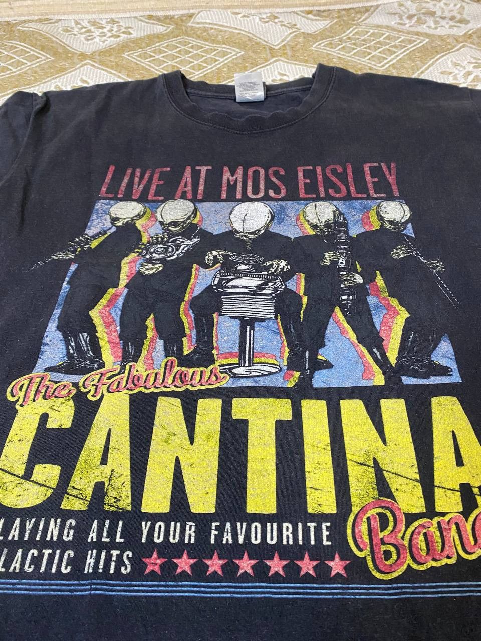 Star Wars 🔥 Star Wars Mos Eisley Spaceport Cantina Band Movie T Shirt Size US L / EU 52-54 / 3 - 7 Thumbnail
