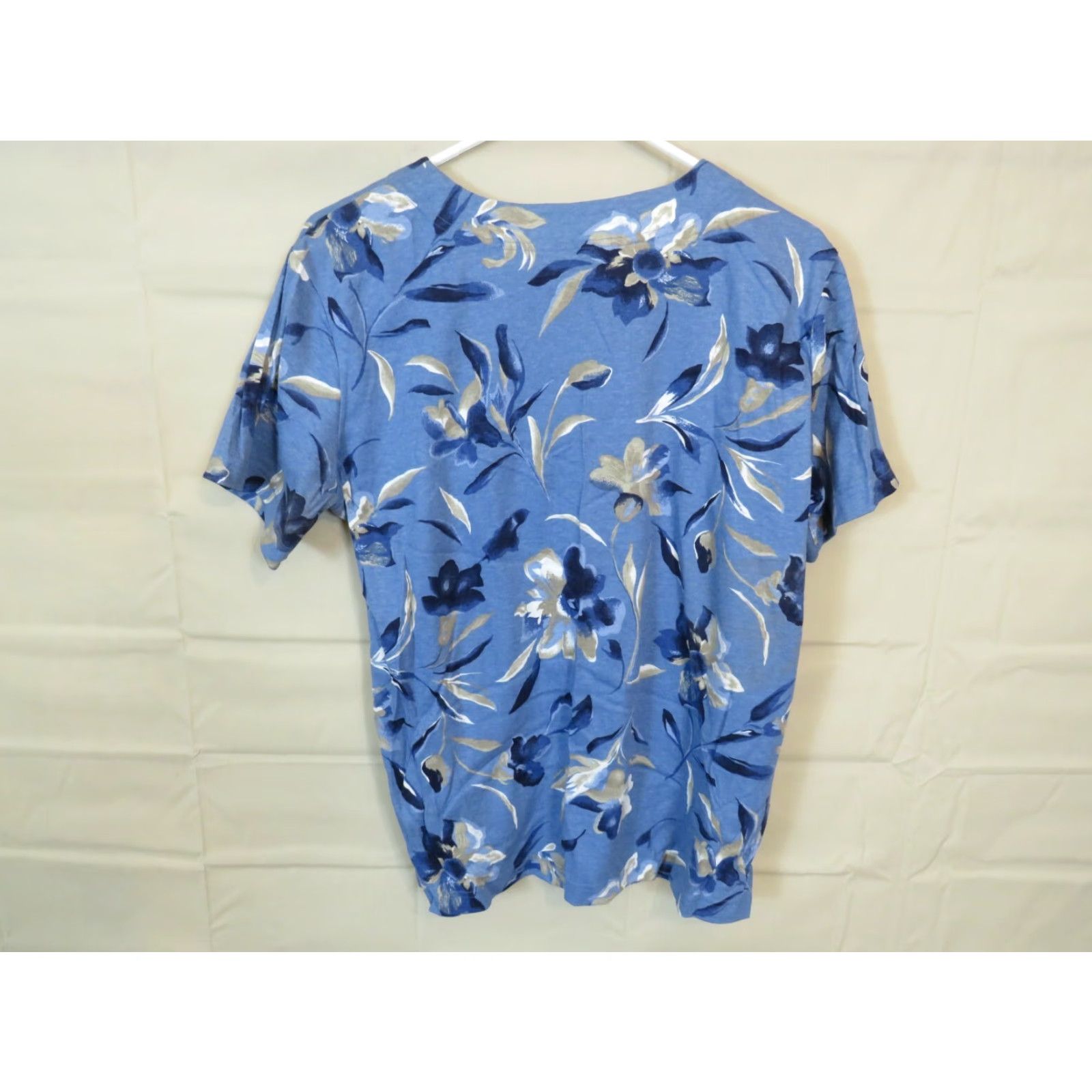 Vintage VINTAGE Jaclyn Smith Shirt Blue Floral M Adult? Size M / US 6-8 / IT 42-44 - 4 Thumbnail