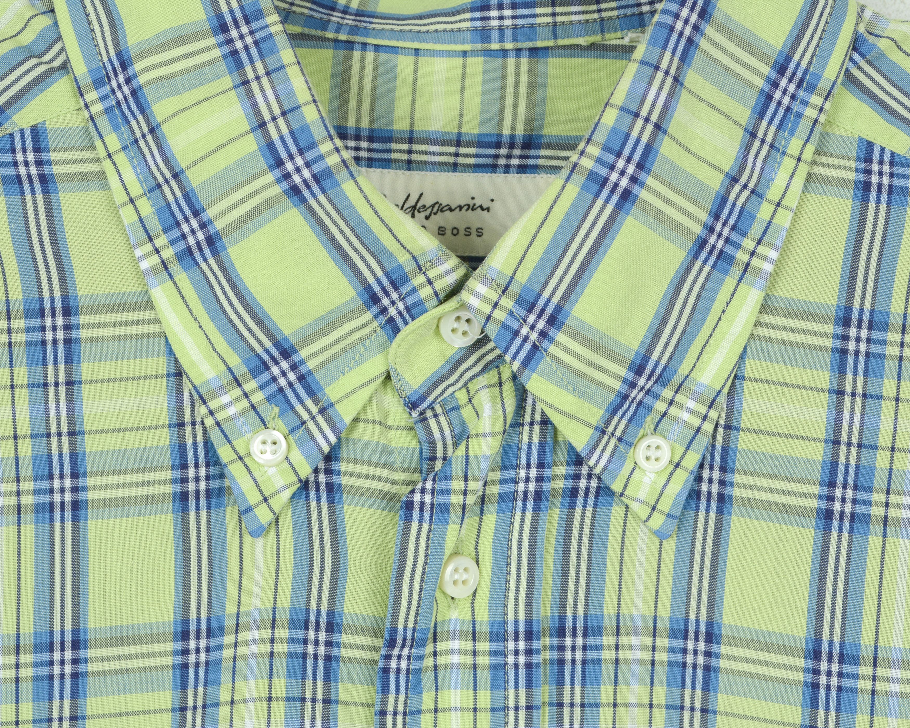Hugo Boss HUGO BOSS Baldessarini Casual Shirt Striped Long Sleeved Size US XL / EU 56 / 4 - 3 Thumbnail