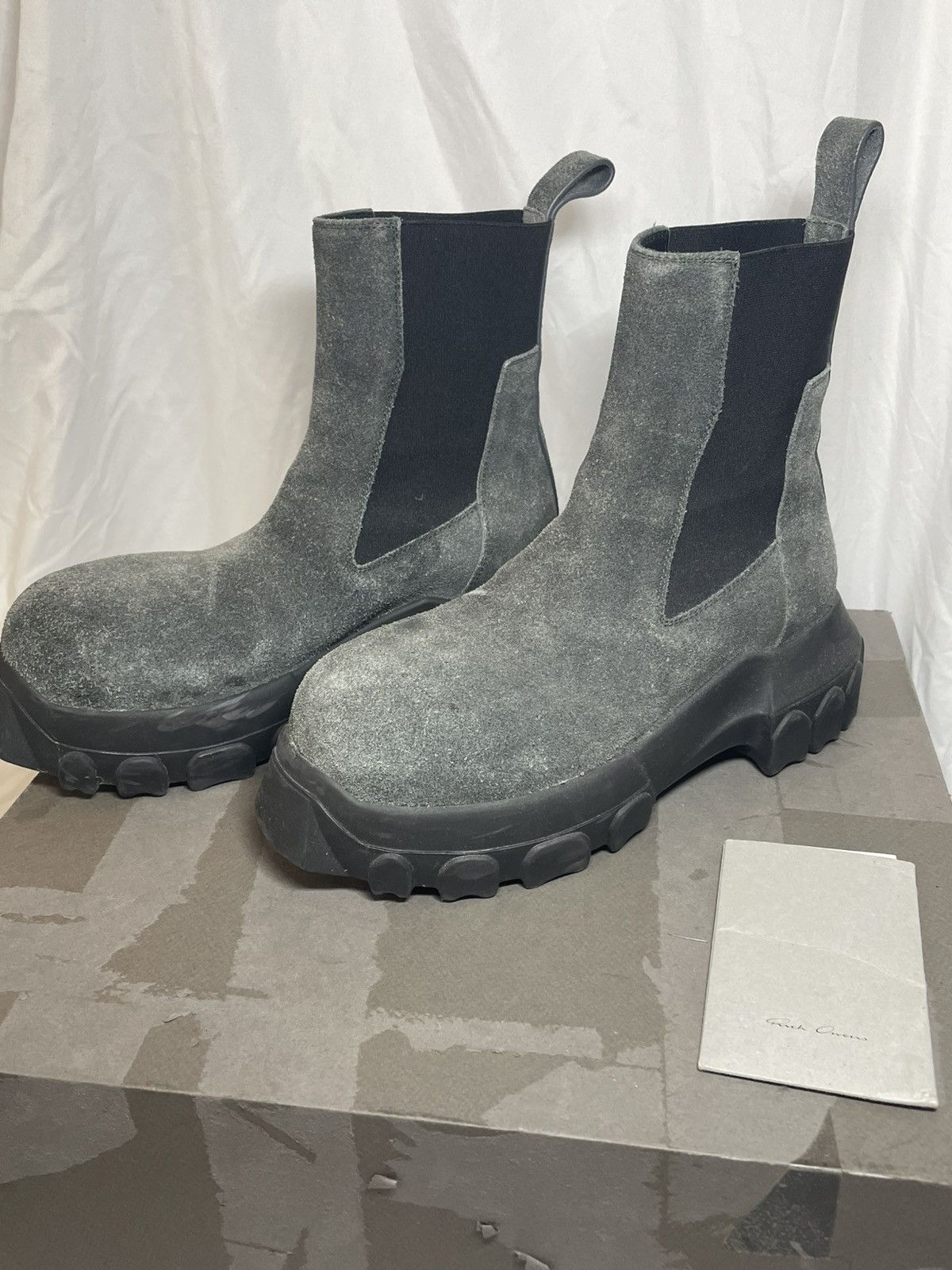 Rick Owens Rick Owens Beetle Bozo Tractor Boots (37) Size US 7.5 / IT 37.5 - 3 Thumbnail