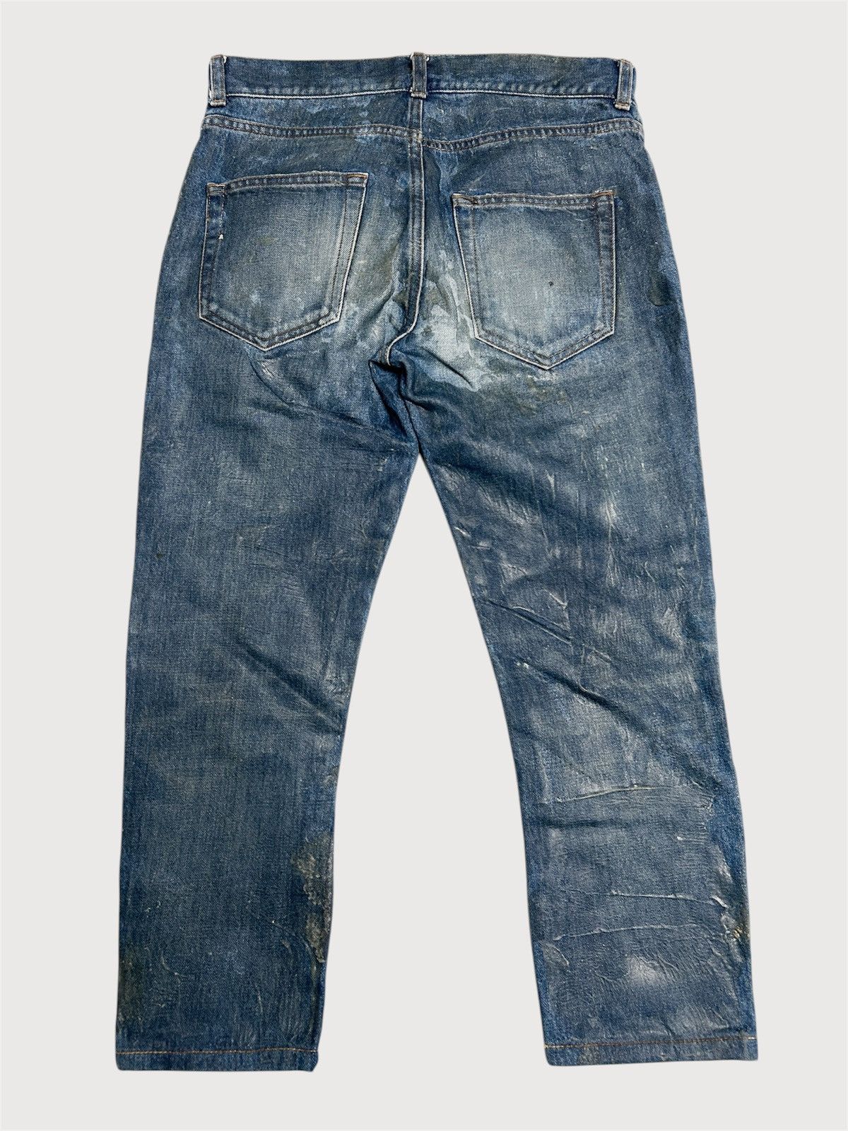 Saint Laurent Paris FW2017 D02 Waxed Jeans Size US 27 - 2 Thumbnail