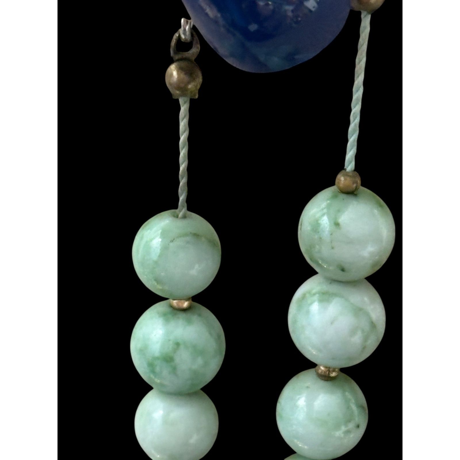 Other Vintage Chinese Nephrite Jade Pendant Necklace Cloisonne Size ONE SIZE - 4 Thumbnail