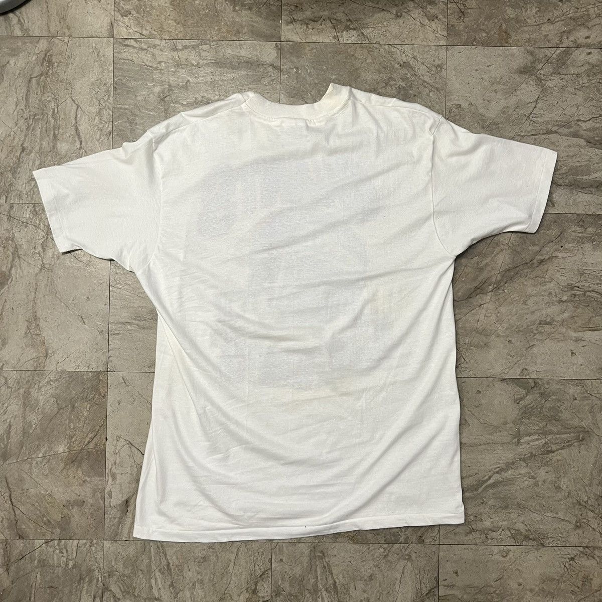 Giant × NFL × Vintage Vintage 1990 New York Giants Helmet White T-shirt Size US XL / EU 56 / 4 - 4 Thumbnail