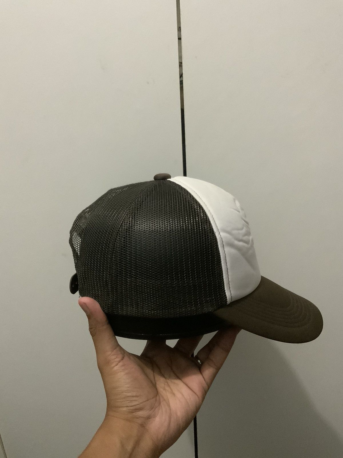 Japanese Brand Plain Brown Trucker Hat Size ONE SIZE - 4 Thumbnail
