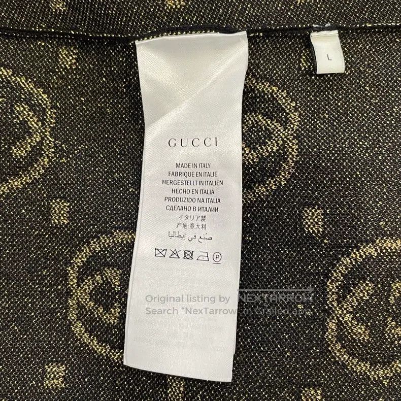 Gucci Gucci Double G full-print V-neck long-sleeved knitwear coa Size L / US 10 / IT 46 - 6 Thumbnail