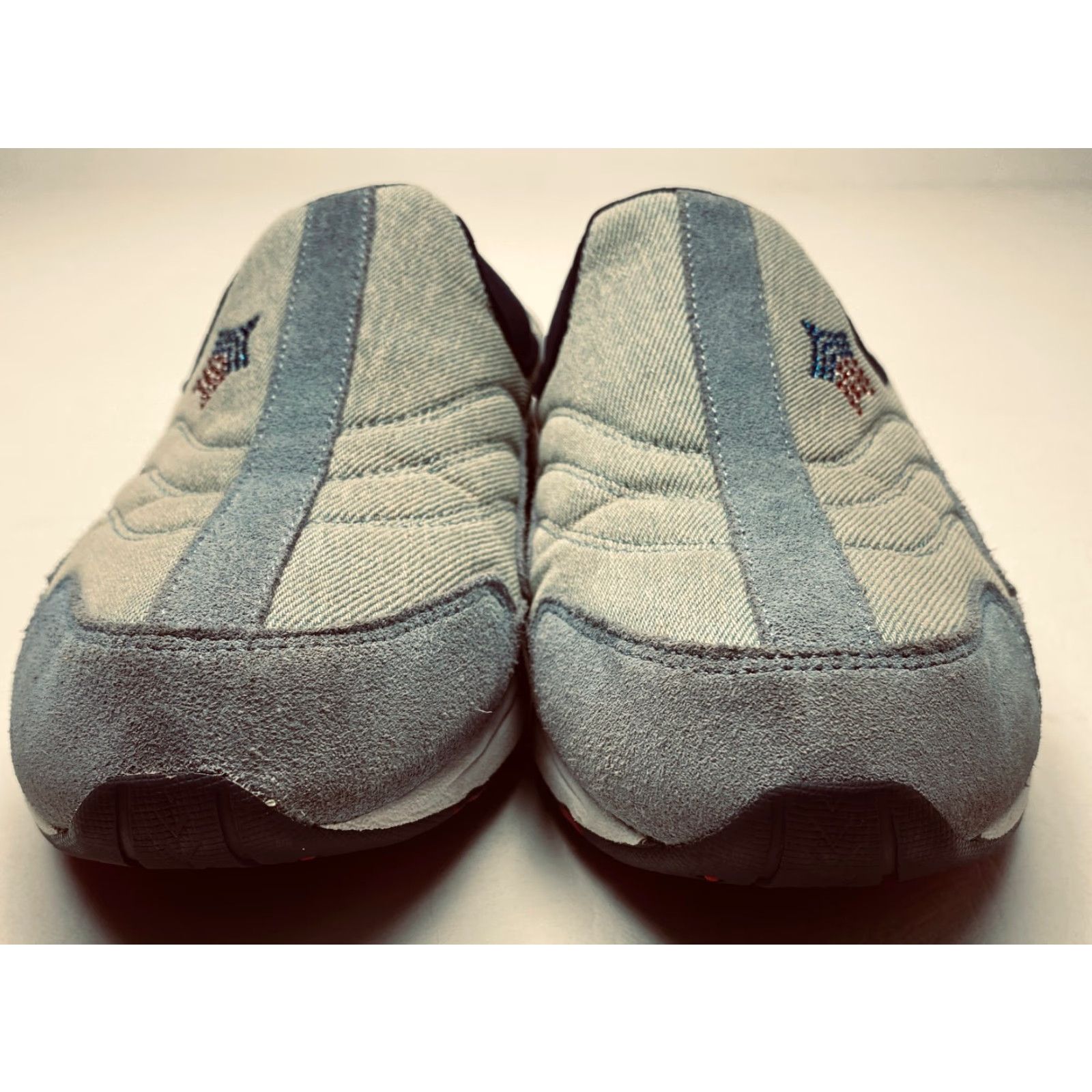 Vintage VINTAGE Easy Spirit Travletime Denim Womens 8-1/2M Blue Denim Patriotic Limited Edition Size ONE SIZE - 2 Thumbnail