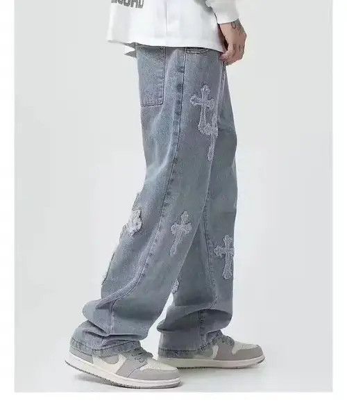 Japanese Brand × Vintage punk pants with crosses Size US 32 / EU 48 - 1 Thumbnail